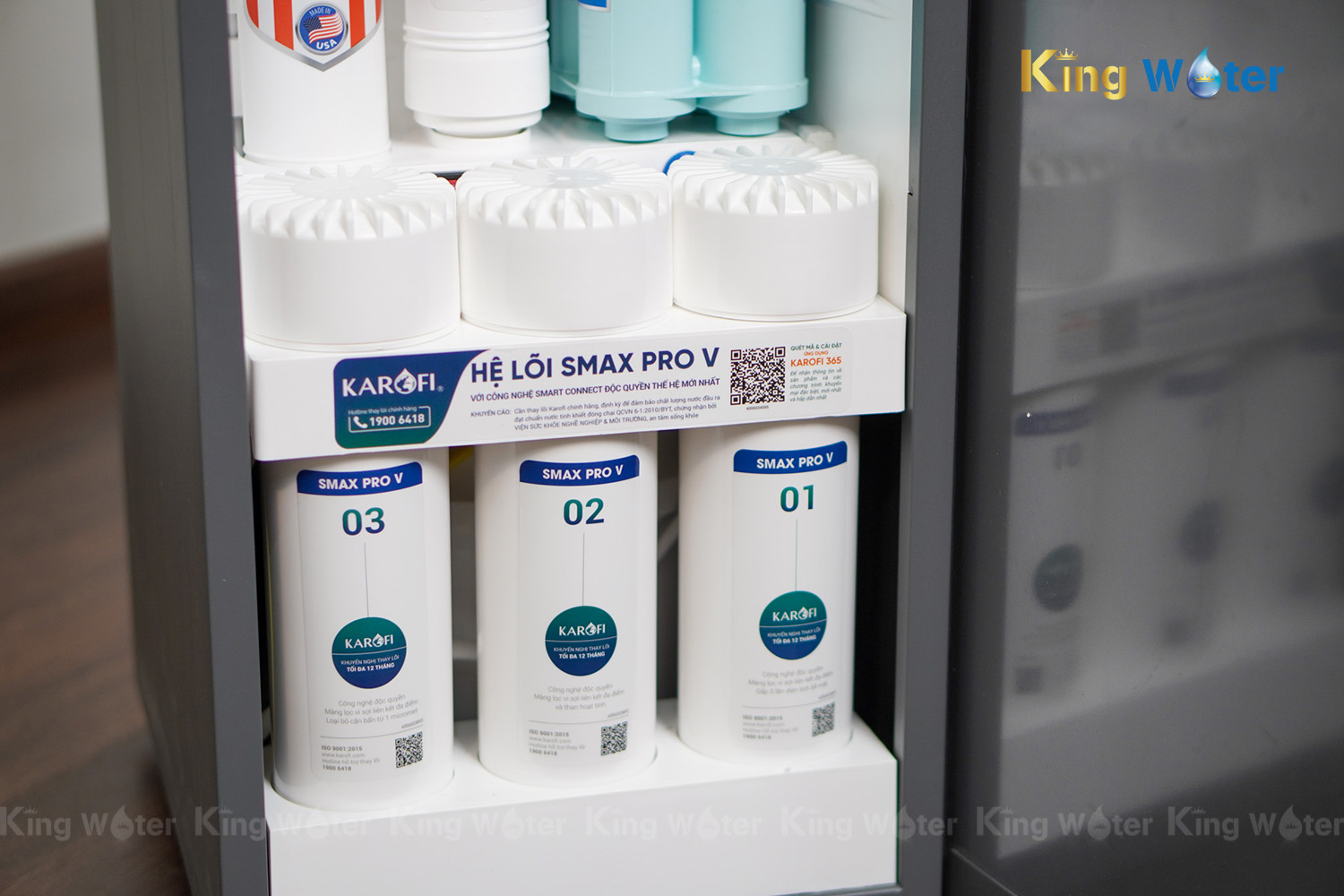 Máy Lọc Nước RO Karofi KAQ-L22 | Tủ Đứng 12 Lõi