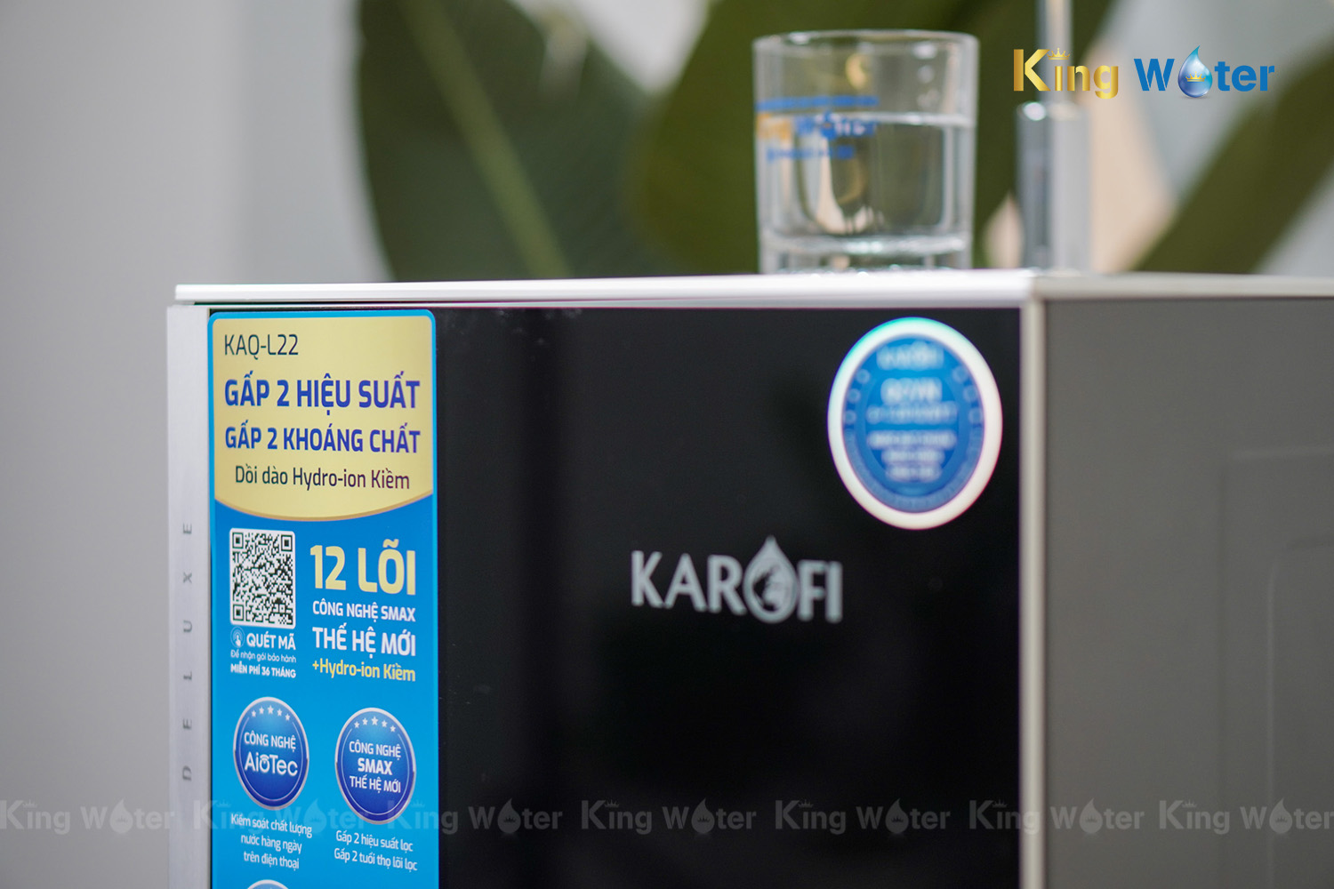 Máy Lọc Nước RO Karofi KAQ-L22 | Tủ Đứng 12 Lõi