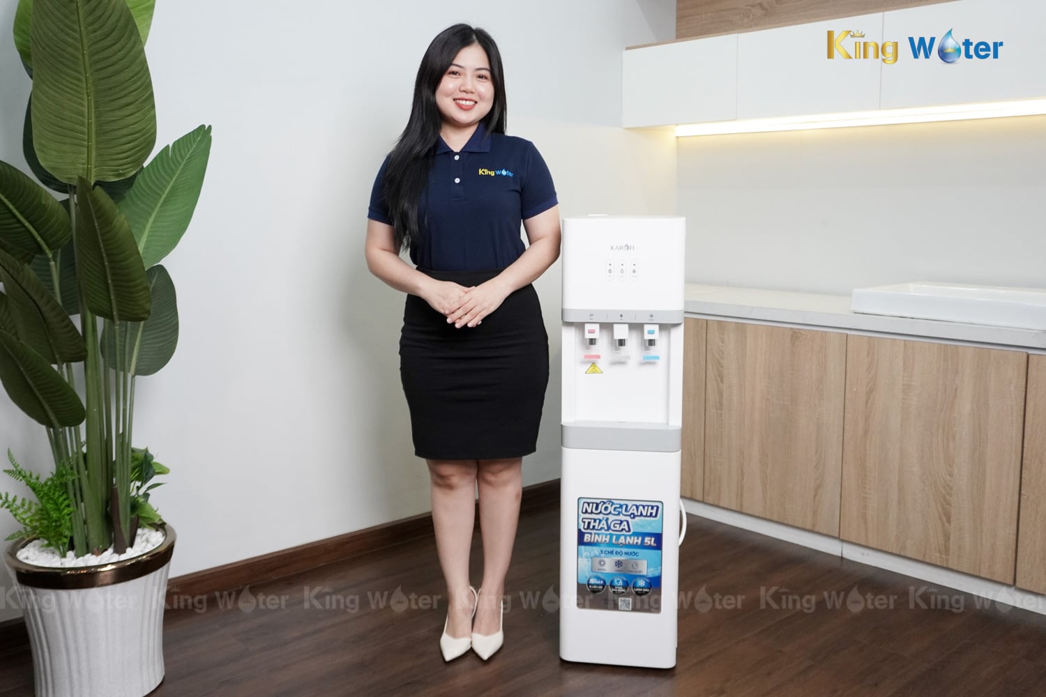 Máy Lọc Nước R.O Nóng Lạnh Karofi HCV208RO | Cây Đứng 6 Lõi