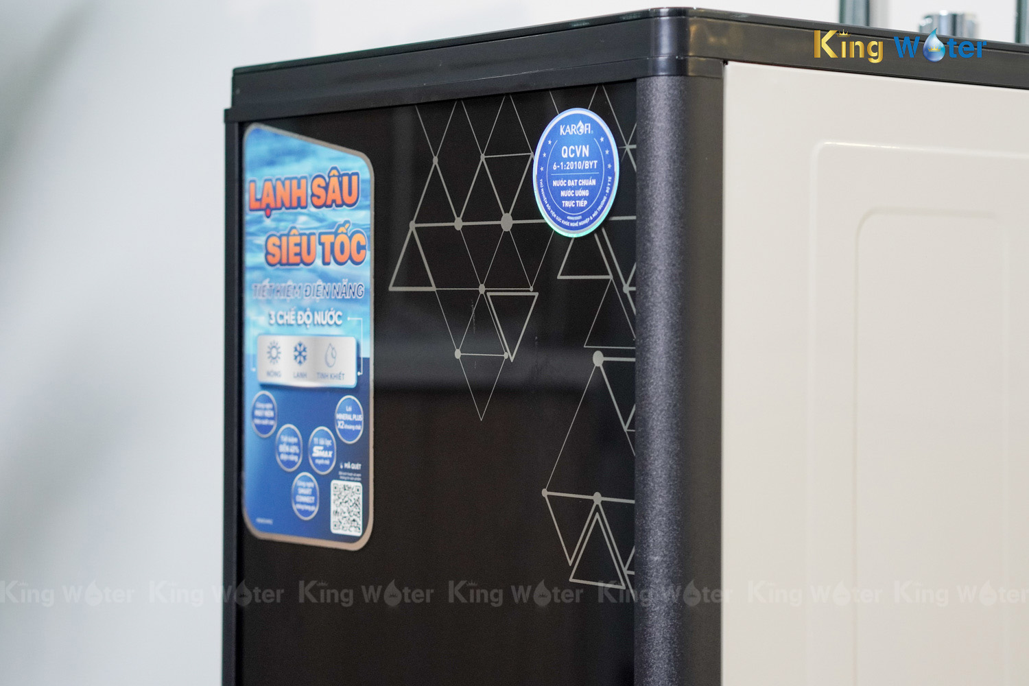Máy Lọc Nước R.O Nóng Lạnh Karofi KAD-D66S | Cây Đứng 11 Lõi