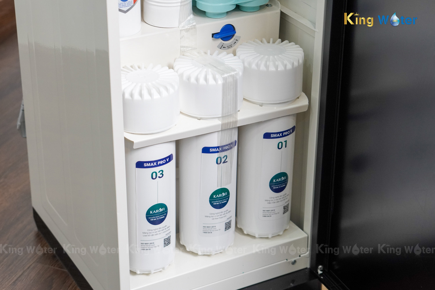 Máy Lọc Nước R.O Nóng Lạnh Karofi KAD-D66S | Cây Đứng 11 Lõi