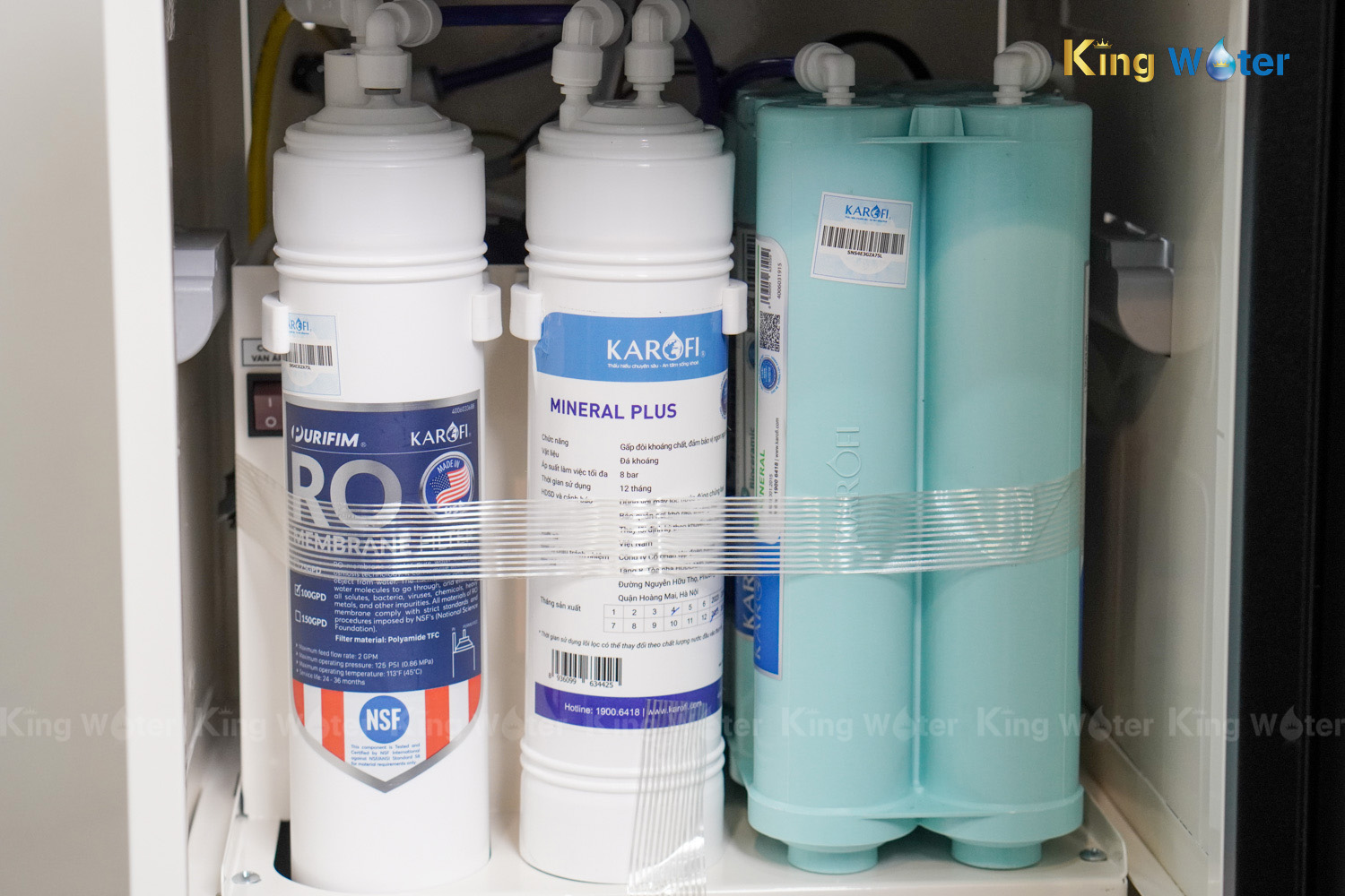 Máy Lọc Nước R.O Nóng Lạnh Karofi KAD-D66S | Cây Đứng 11 Lõi