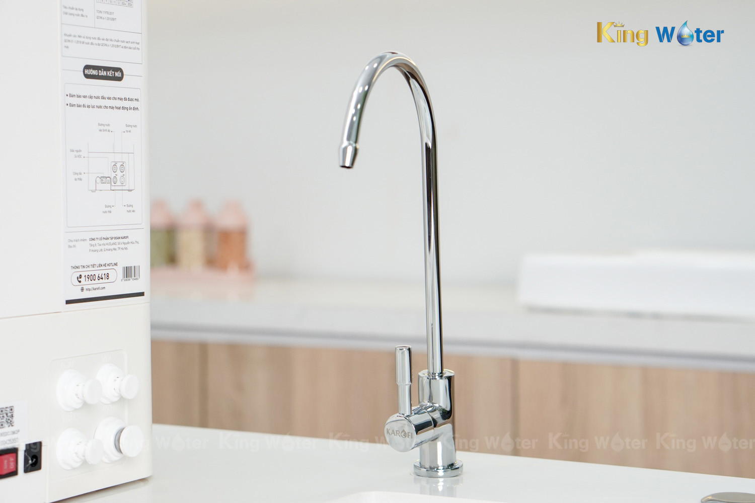 Máy Lọc Nước RO Karofi KAQ-U65 | Để Gầm 10 Lõi