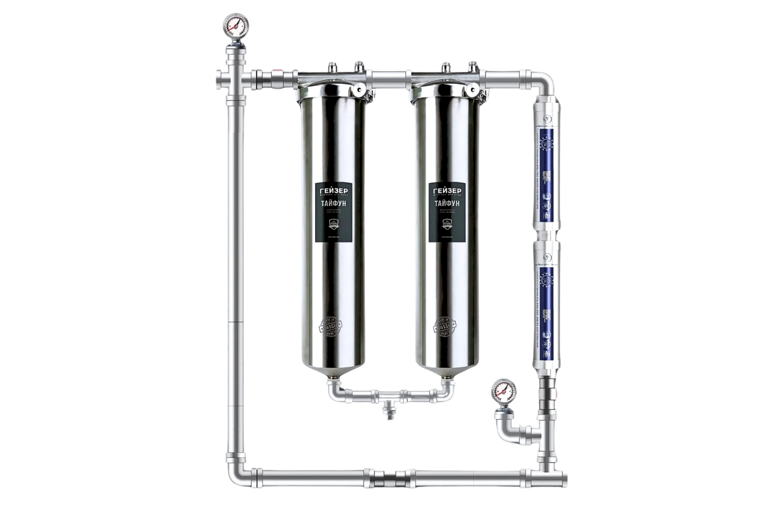 Máy Lọc Tổng Đầu Nguồn Geyser Ecotar 2F2A | Lọc Nano Không Điện