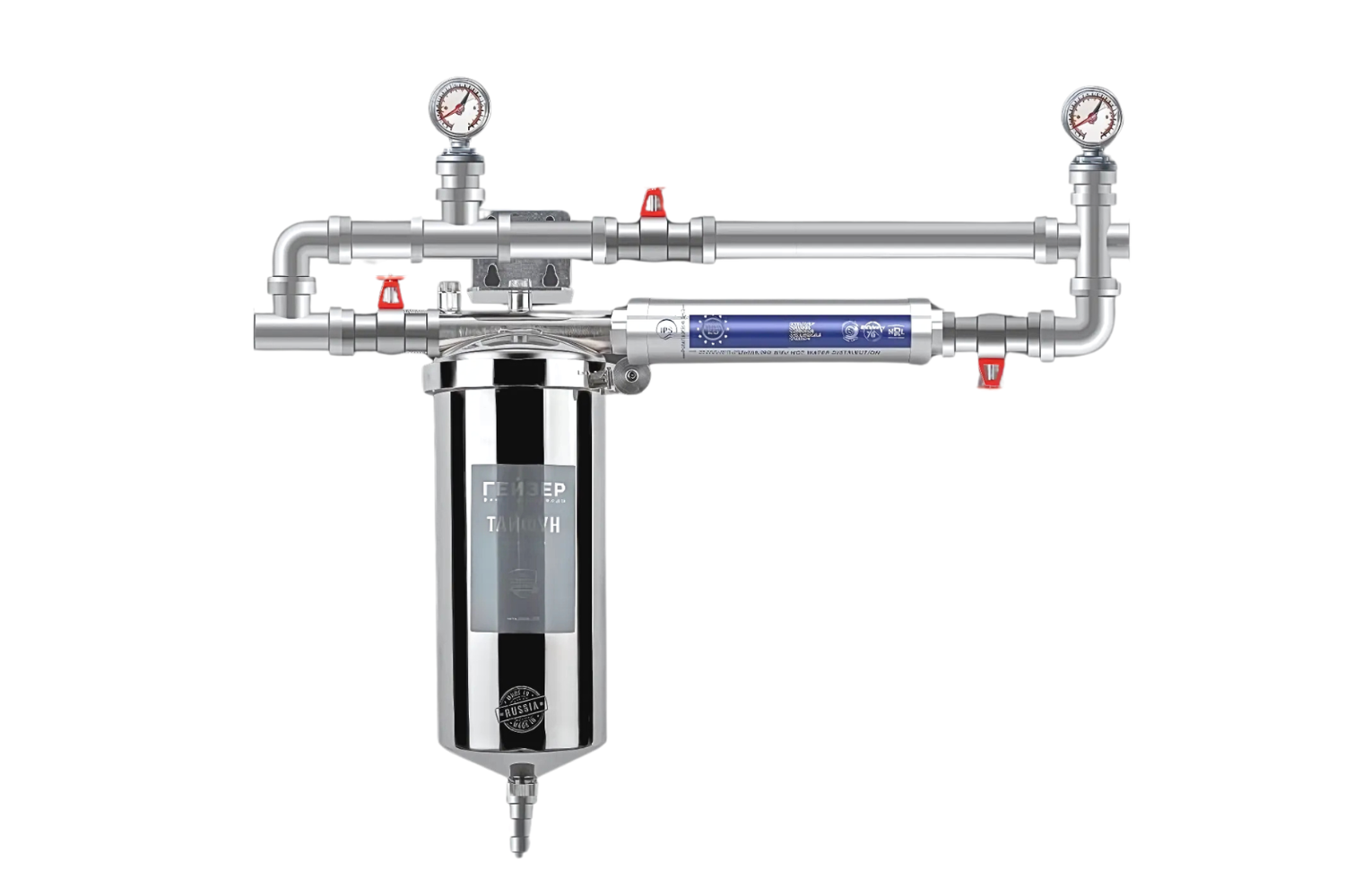 Hệ Thống Lọc Tổng Đầu Nguồn Mini Geyser Ecotar 1F1As | Lọc Nano Không Điện