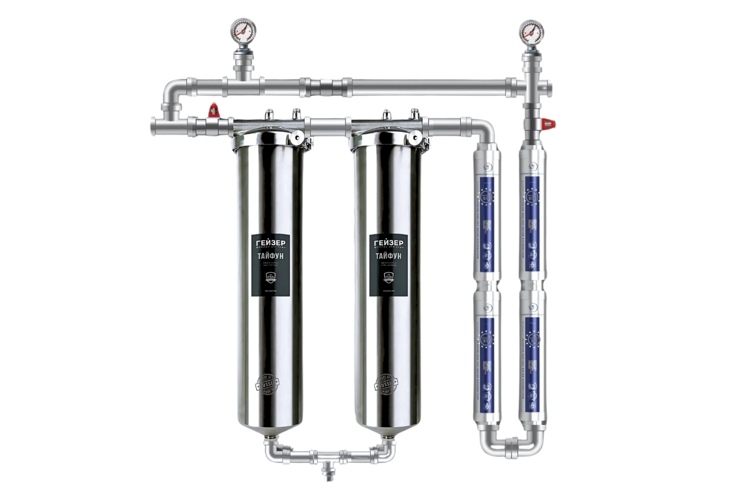 Máy Lọc Tổng Đầu Nguồn Geyser Ecotar 2F4A | Lọc Nano Không Điện