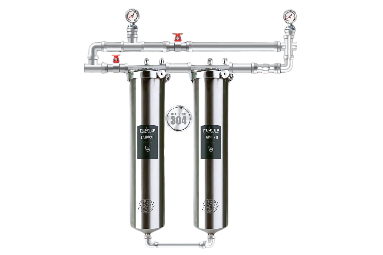 Hệ Thống Lọc Tổng Đầu Nguồn Geyser Ecotar 2F | Lọc Nano Không Điện