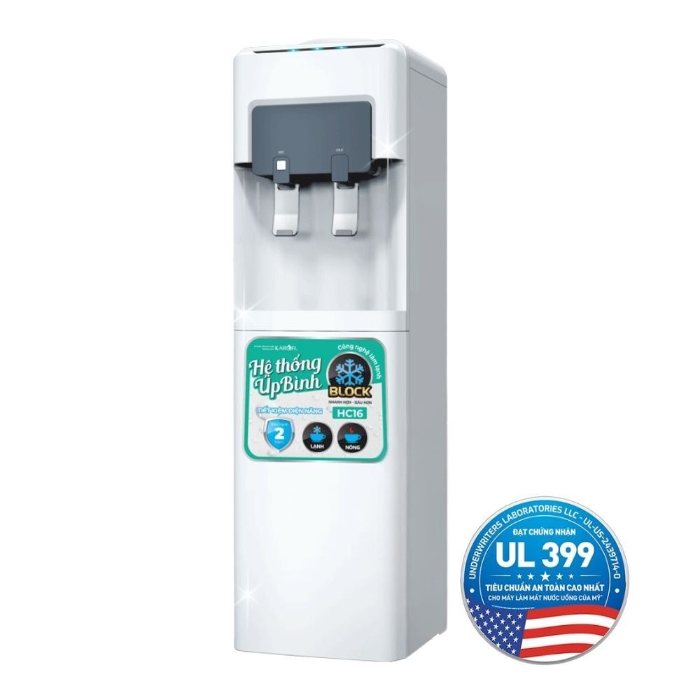 Cây Nước Nóng Lạnh Hút Bình Karofi HC16