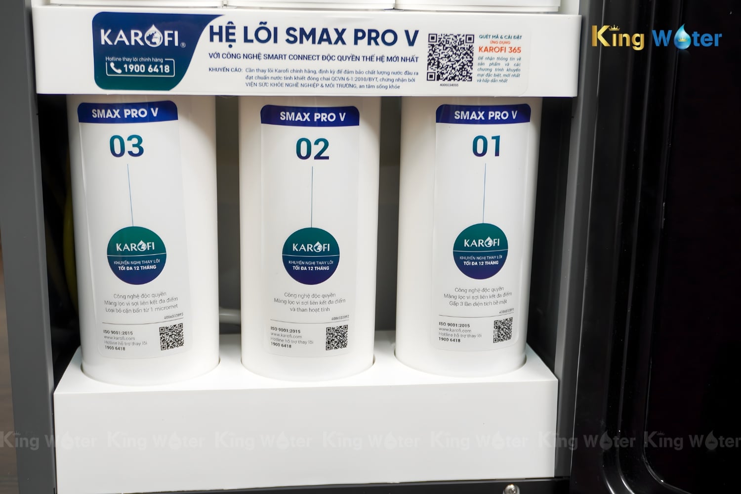 Máy Lọc Nước RO Nóng Lạnh Karofi KAD-D66S PRO | Tủ Đứng 11 Lõi