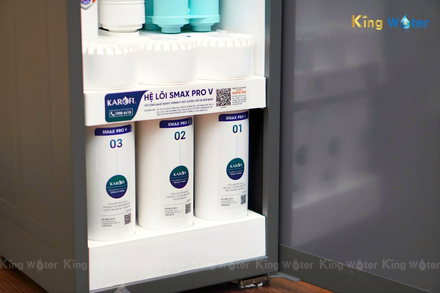 Máy Lọc Nước Nóng Lạnh Karofi KAD-L85 | Tủ Đứng 12 Lõi