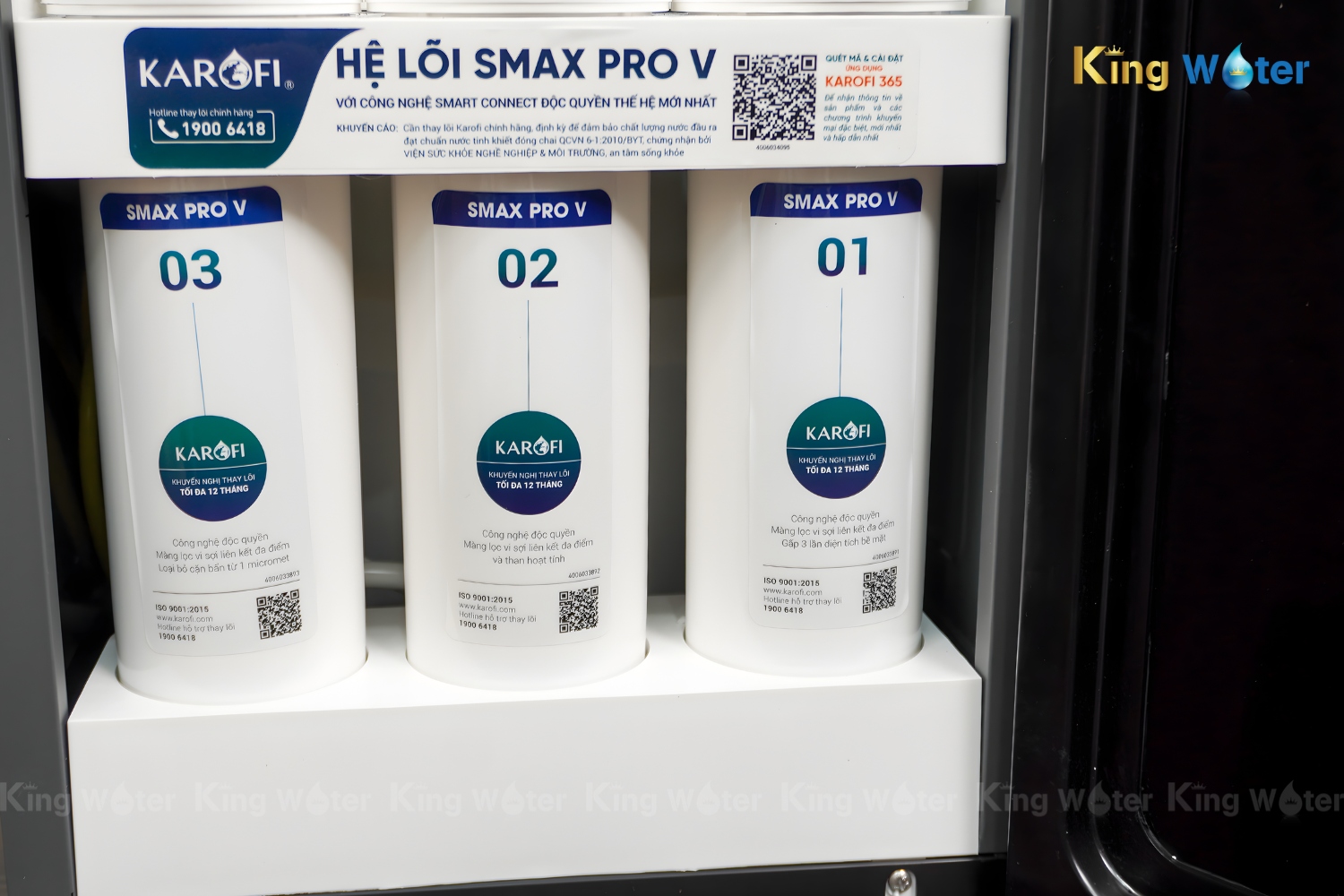 Máy Lọc Nước Nóng Lạnh Karofi KAD-L68 | Tủ Đứng 11 Lõi