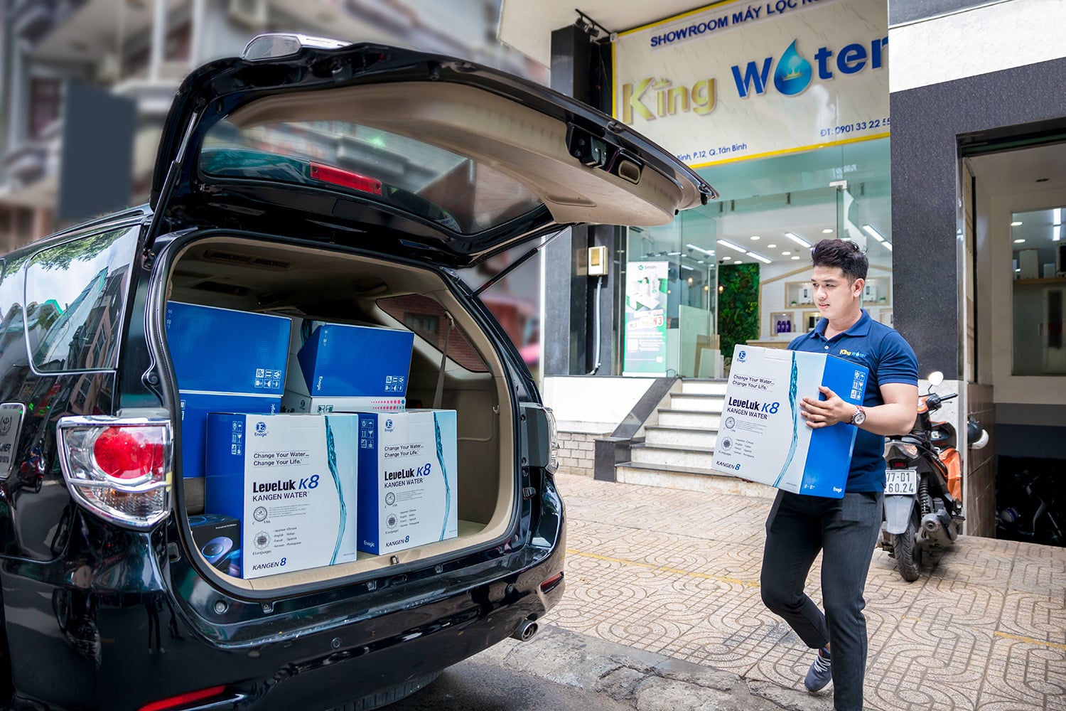 Máy Lọc Nước Điện Giải Ion Kiềm Kangen Leveluk K8 | 8 Tấm Điện Cực