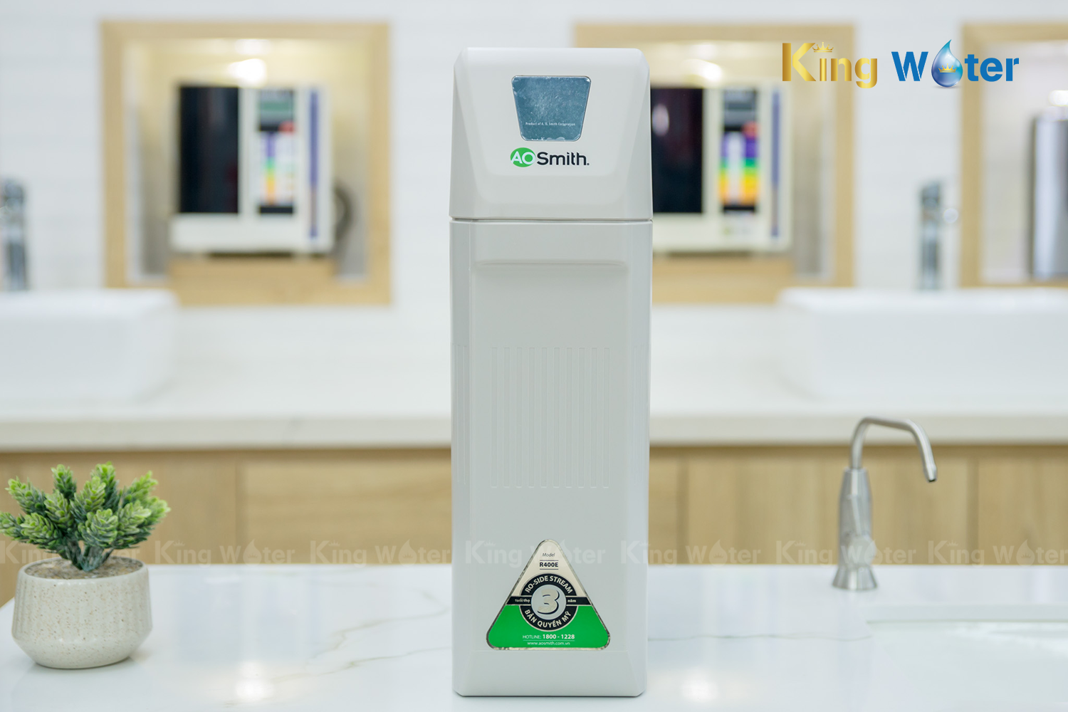 Máy Lọc Nước Ao Smith R400E | Âm Tủ 2 Lõi Lọc