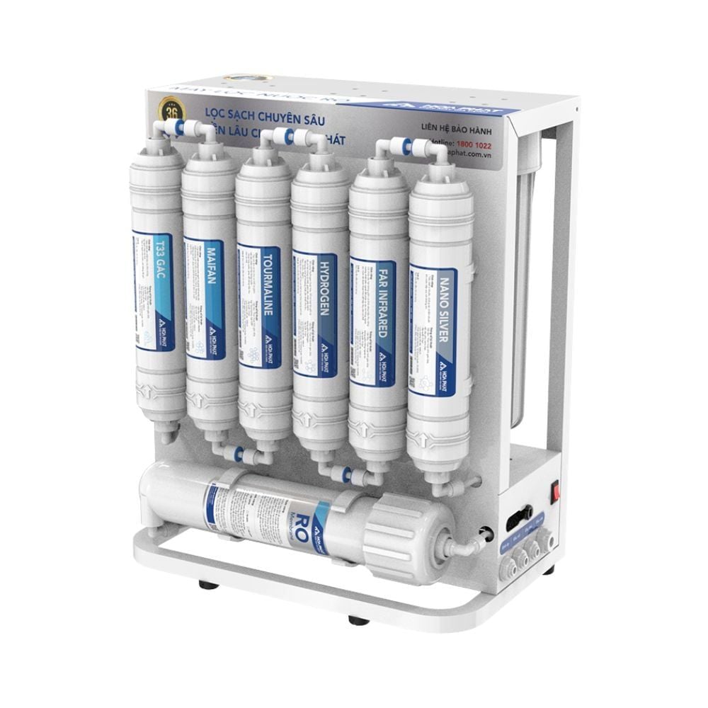 Máy Lọc Nước RO Hydrogen Hòa Phát HPU456 | Để Gầm 10 Lõi