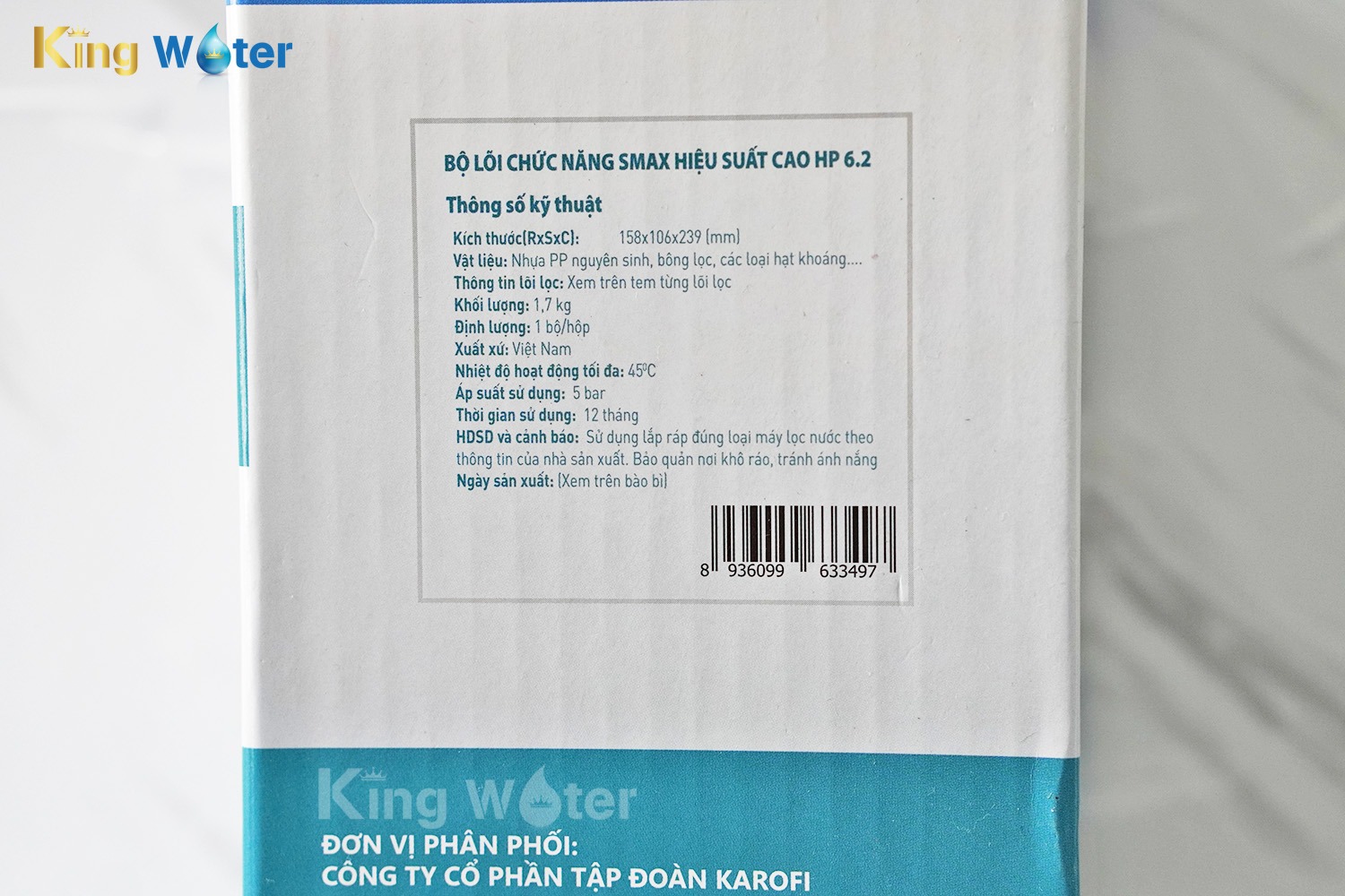 Bộ Lõi Chức Năng Karofi SMAX HP 6.2