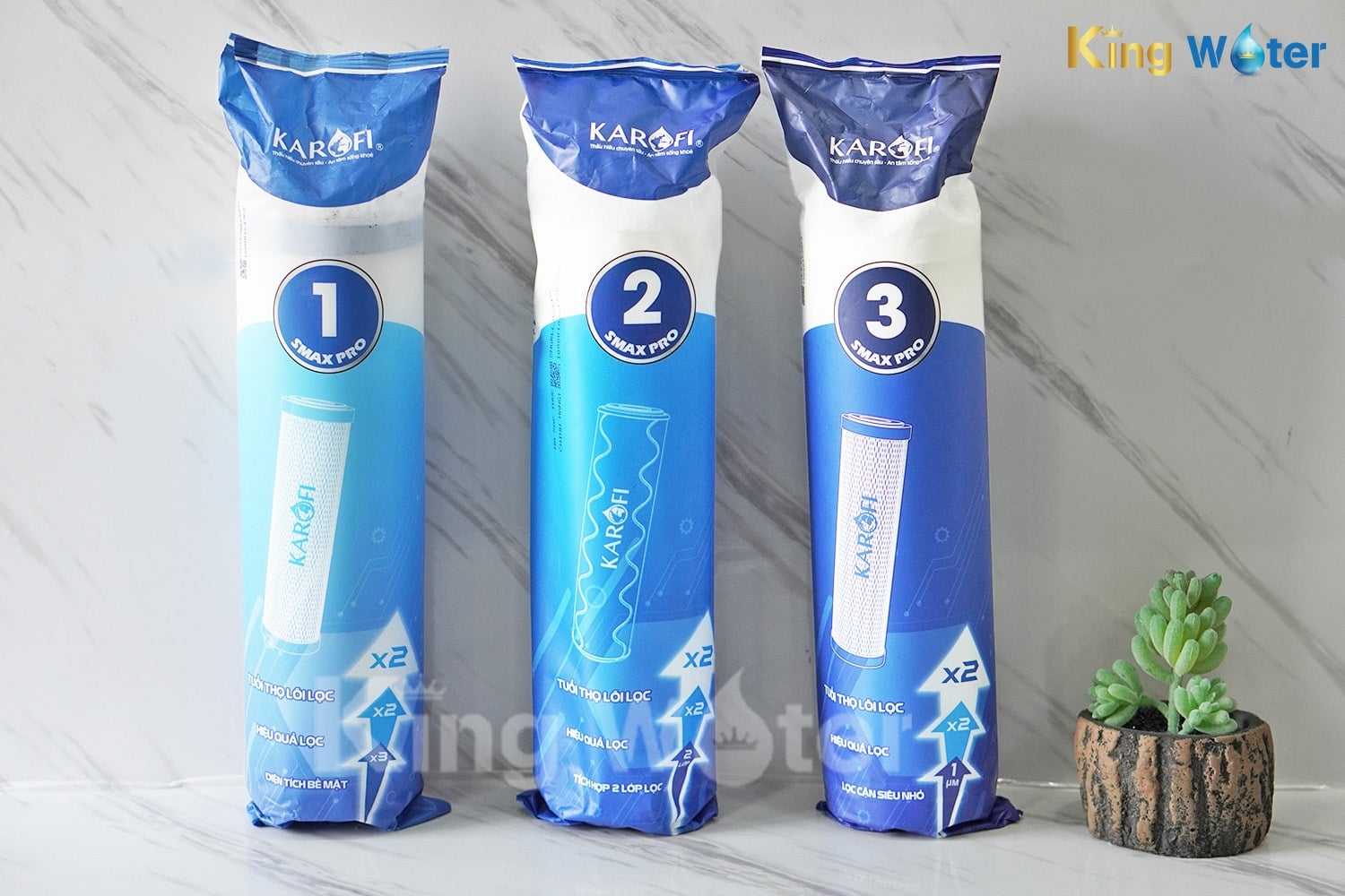 Bộ Lõi Lọc Thô Karofi Smax Pro 1,2,3