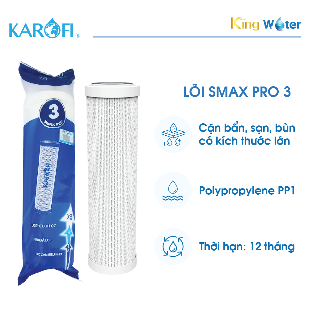 Lõi Lọc Thô Karofi Smax Pro 3 | Vi Lọc PP1