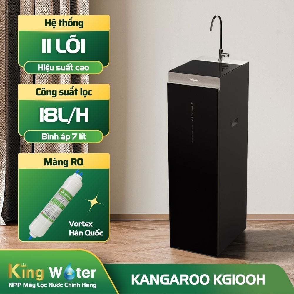 Máy Lọc Nước RO Hydrogen Kangaroo Sumire KG100H | Tủ Đứng 11 Lõi