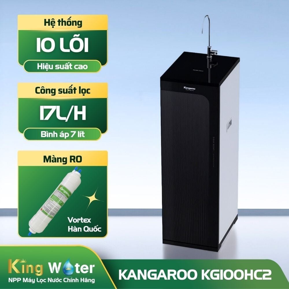 Máy Lọc Nước RO Hydrogen Kangaroo KG100HC2 | 10 Lõi
