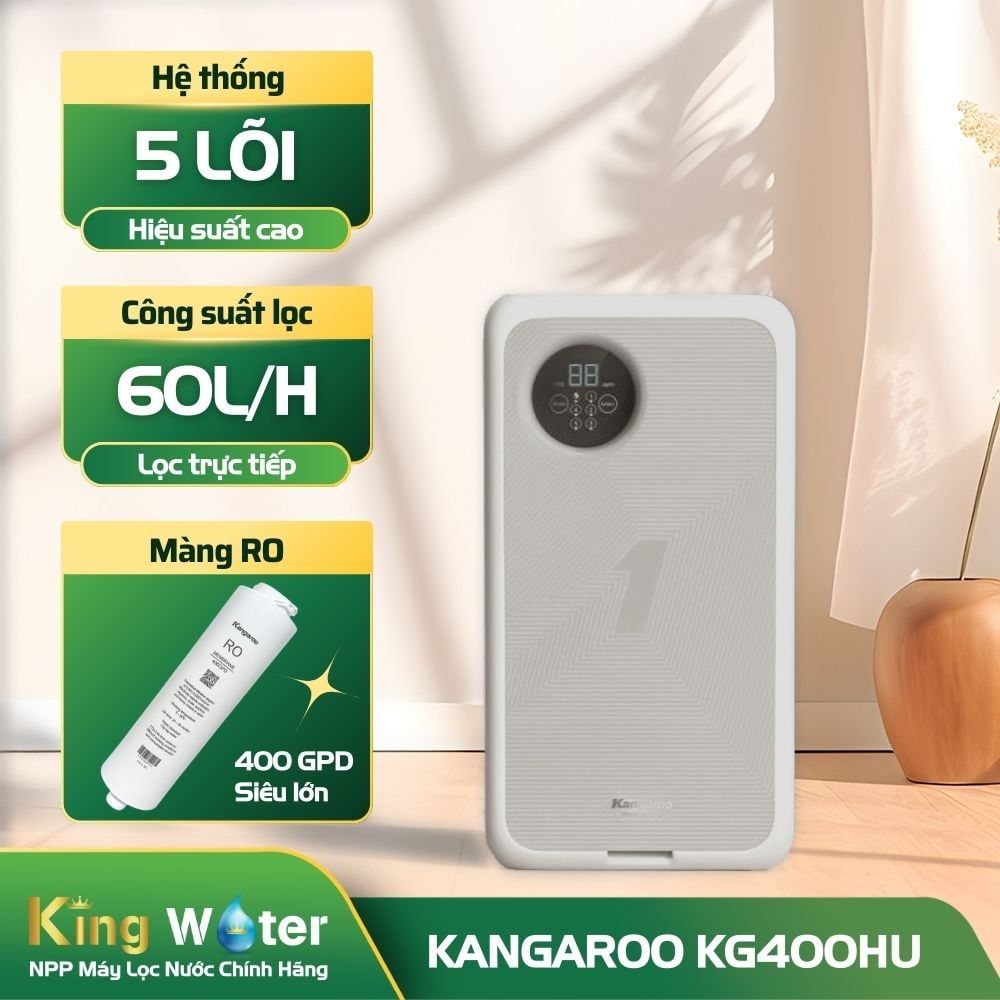Máy lọc nước Kangaroo Hydrogen KG400HU | 5 Lõi