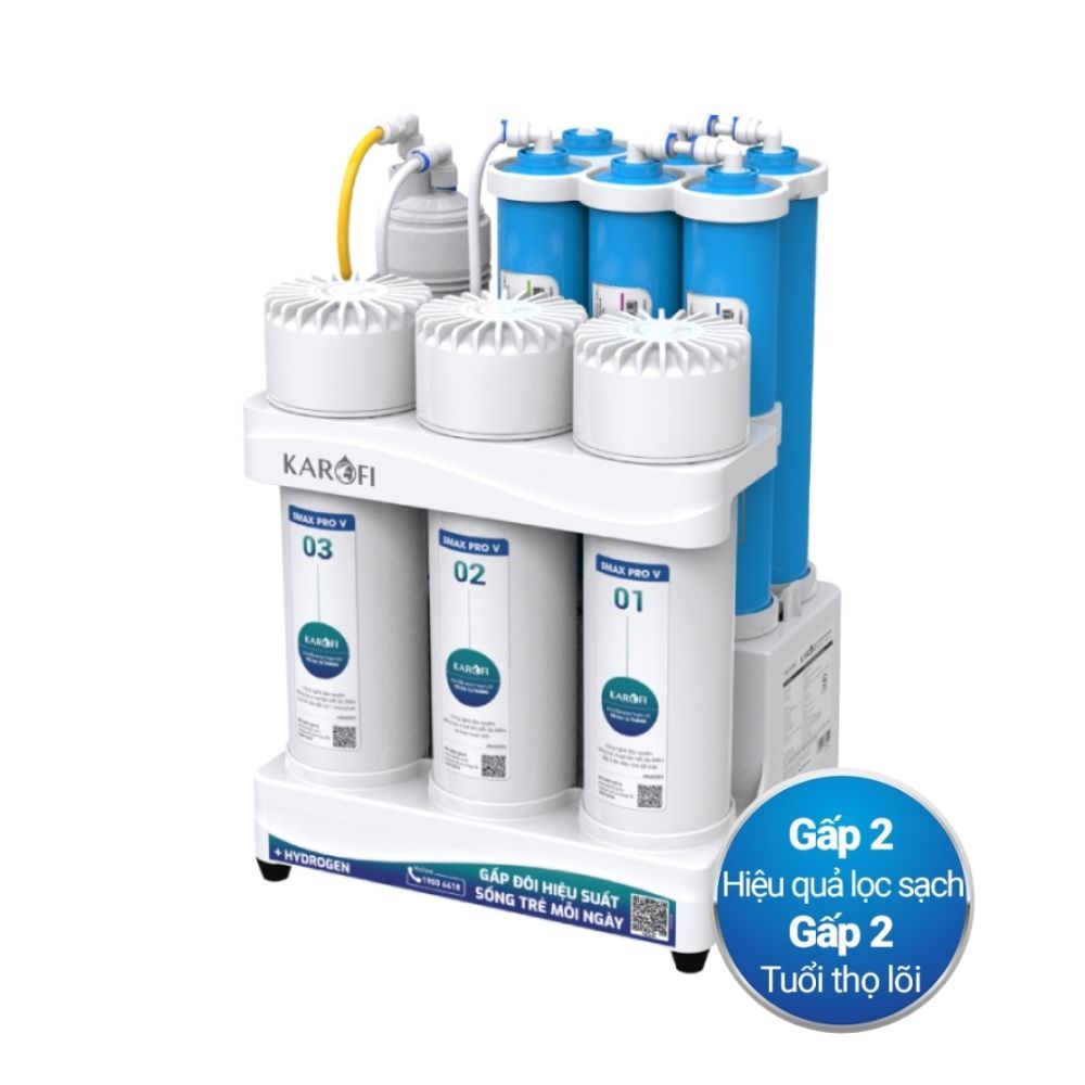 Máy Lọc Nước RO Karofi KAQ-U03 Pro | Âm Tủ 10 Lõi