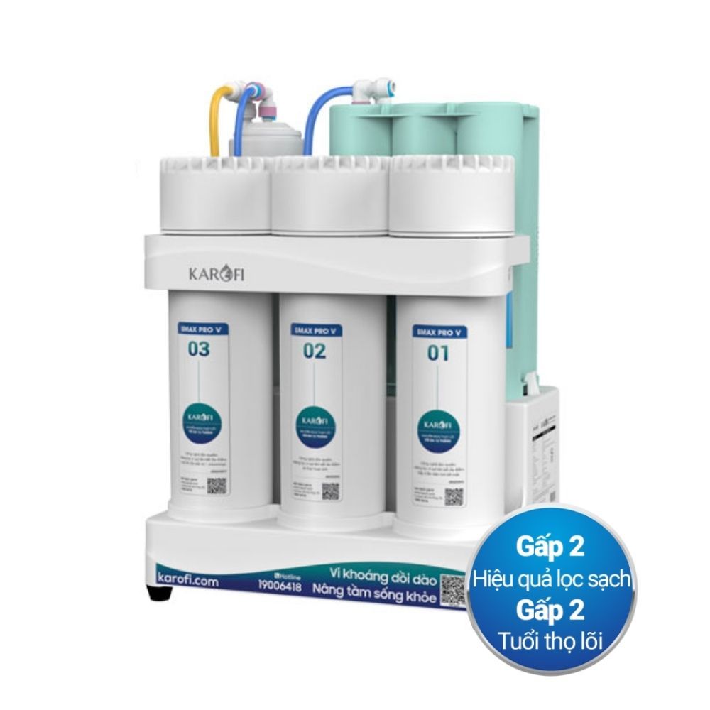 Máy Lọc Nước RO Karofi KAQ-U05 Pro | Âm Tủ 10 Lõi