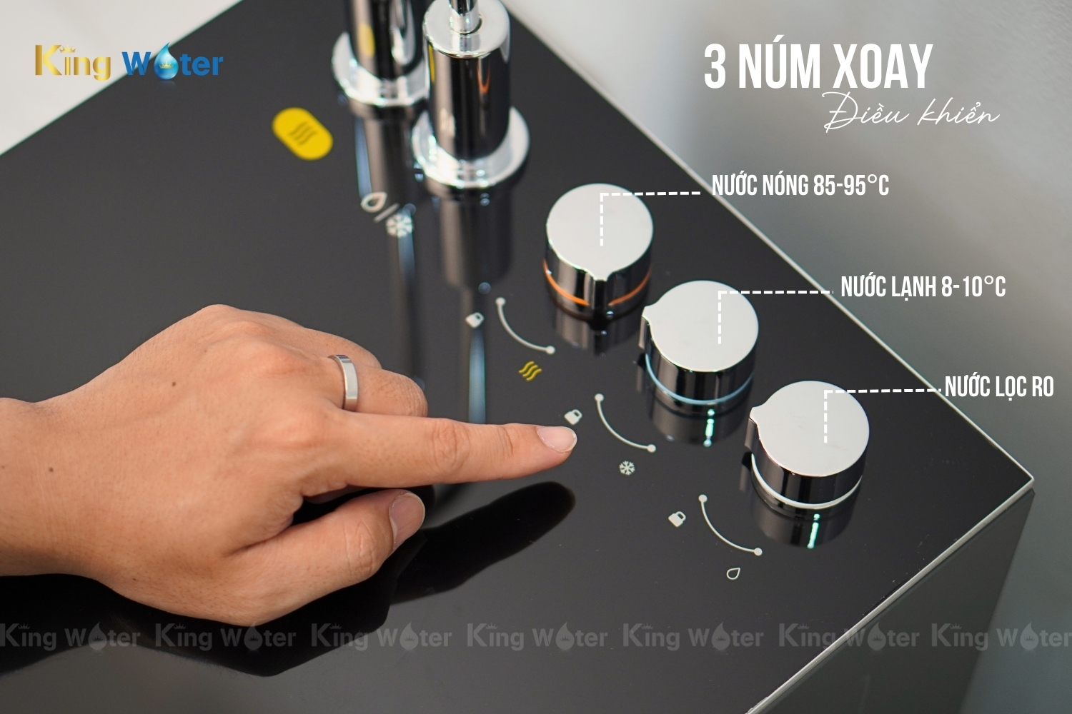 Máy Lọc Nước Nóng Lạnh Karofi KAD-M85 | Tủ Đứng 12 Lõi