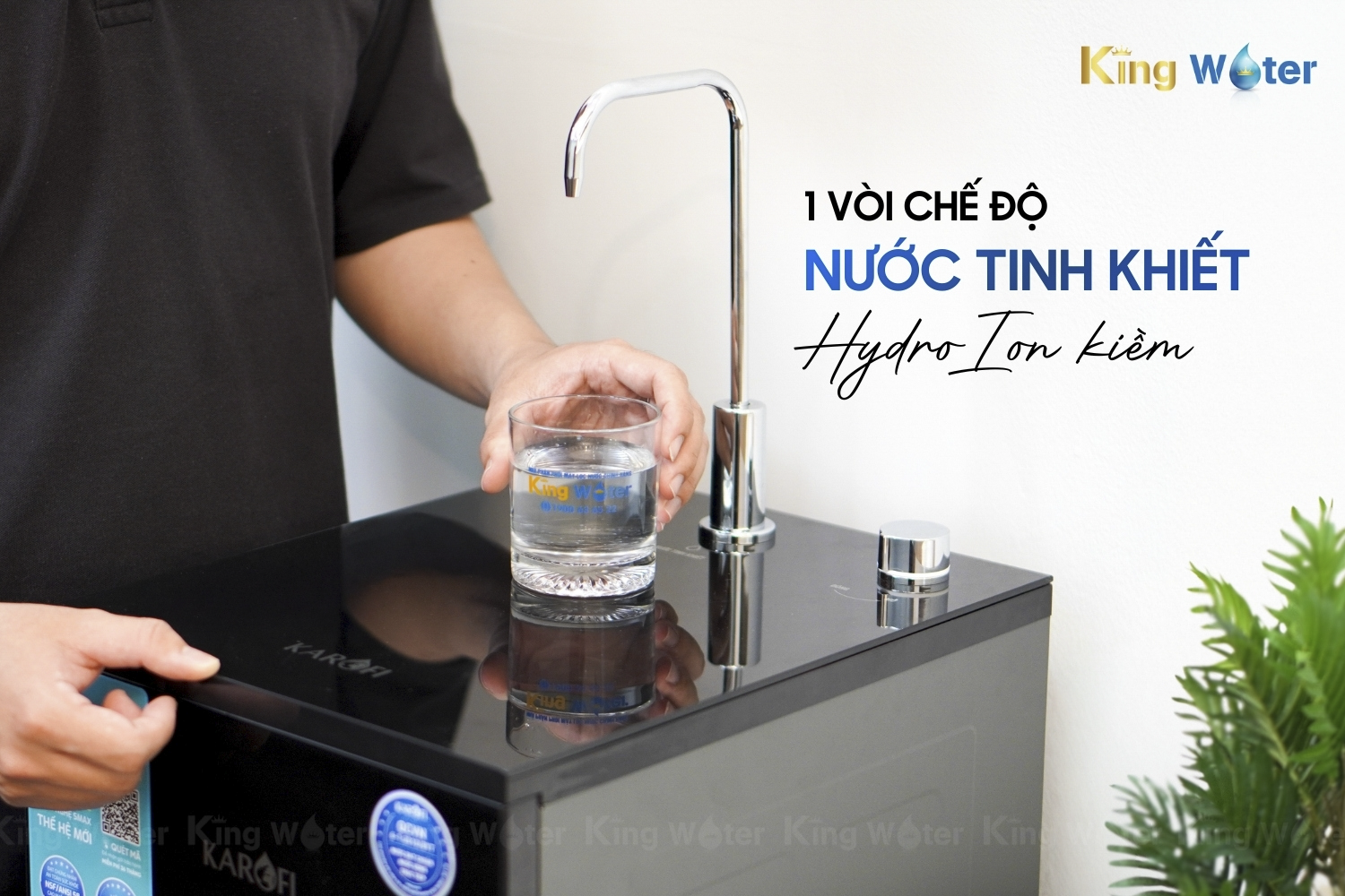 Máy lọc nước RO 11 lõi Karofi KAQ-D36S