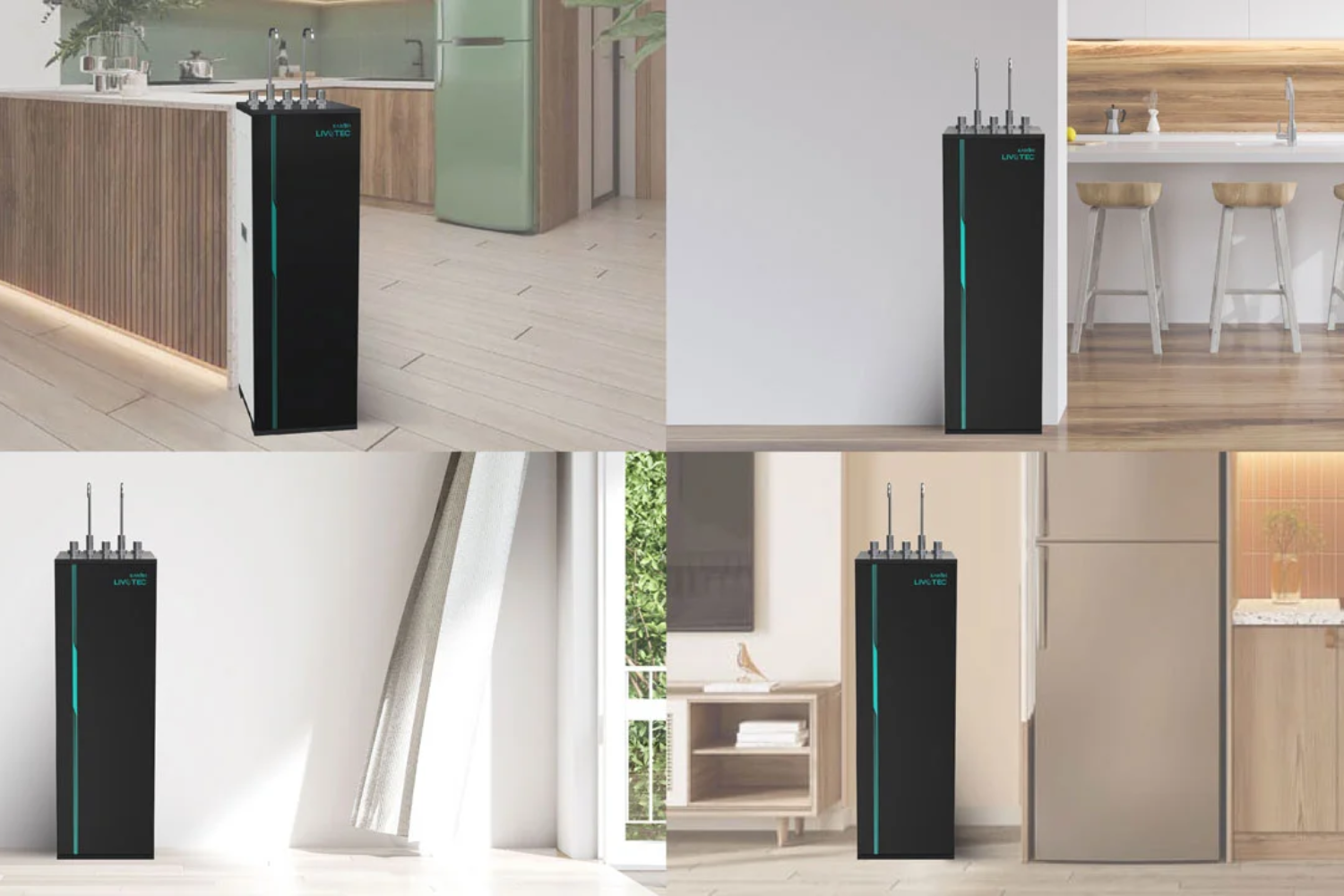 Máy Lọc Nước RO Nóng Lạnh Karofi Livotec 616 | Tủ Đứng 10 Lõi