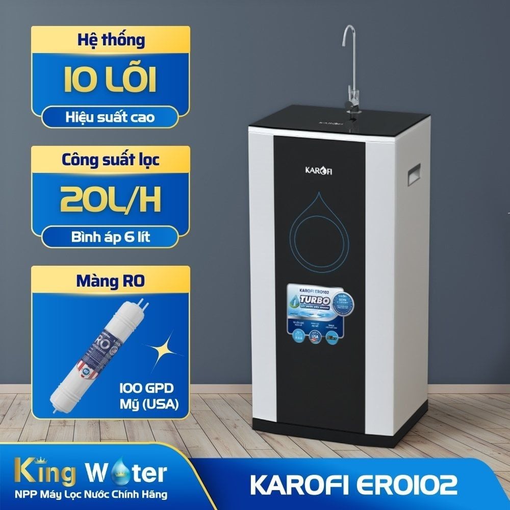 Máy lọc nước RO Karofi ERO102 10 Lõi