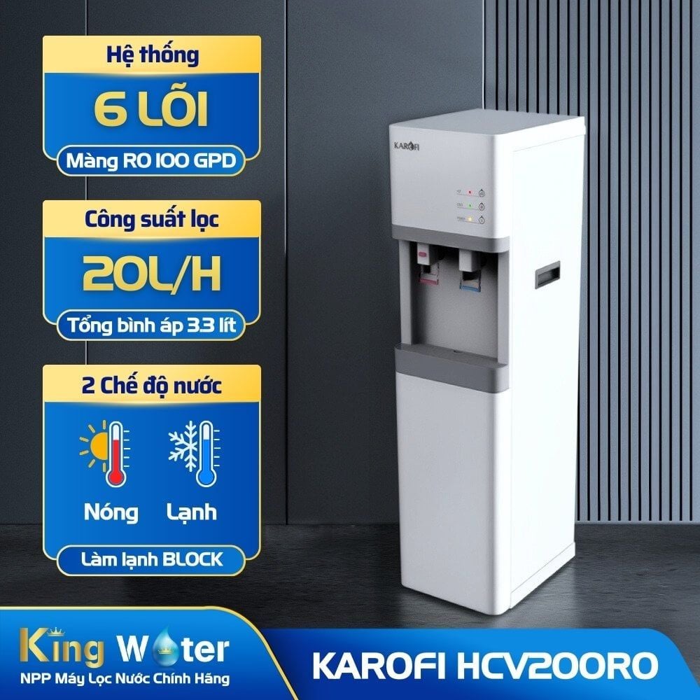 Máy nóng lạnh Karofi HCV200RO
