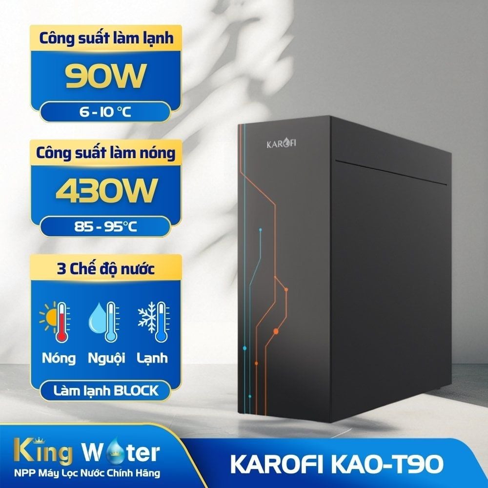 Máy Làm Nóng Lạnh Karofi KAO-T90 | Âm Tủ