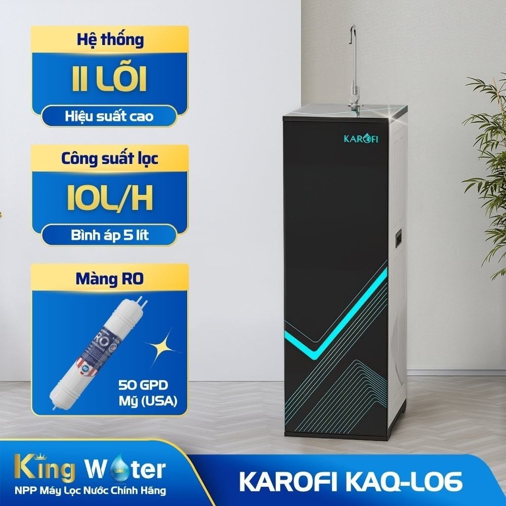 Máy Lọc Nước RO Karofi KAQ-L06 | Tủ Đứng 11 Lõi