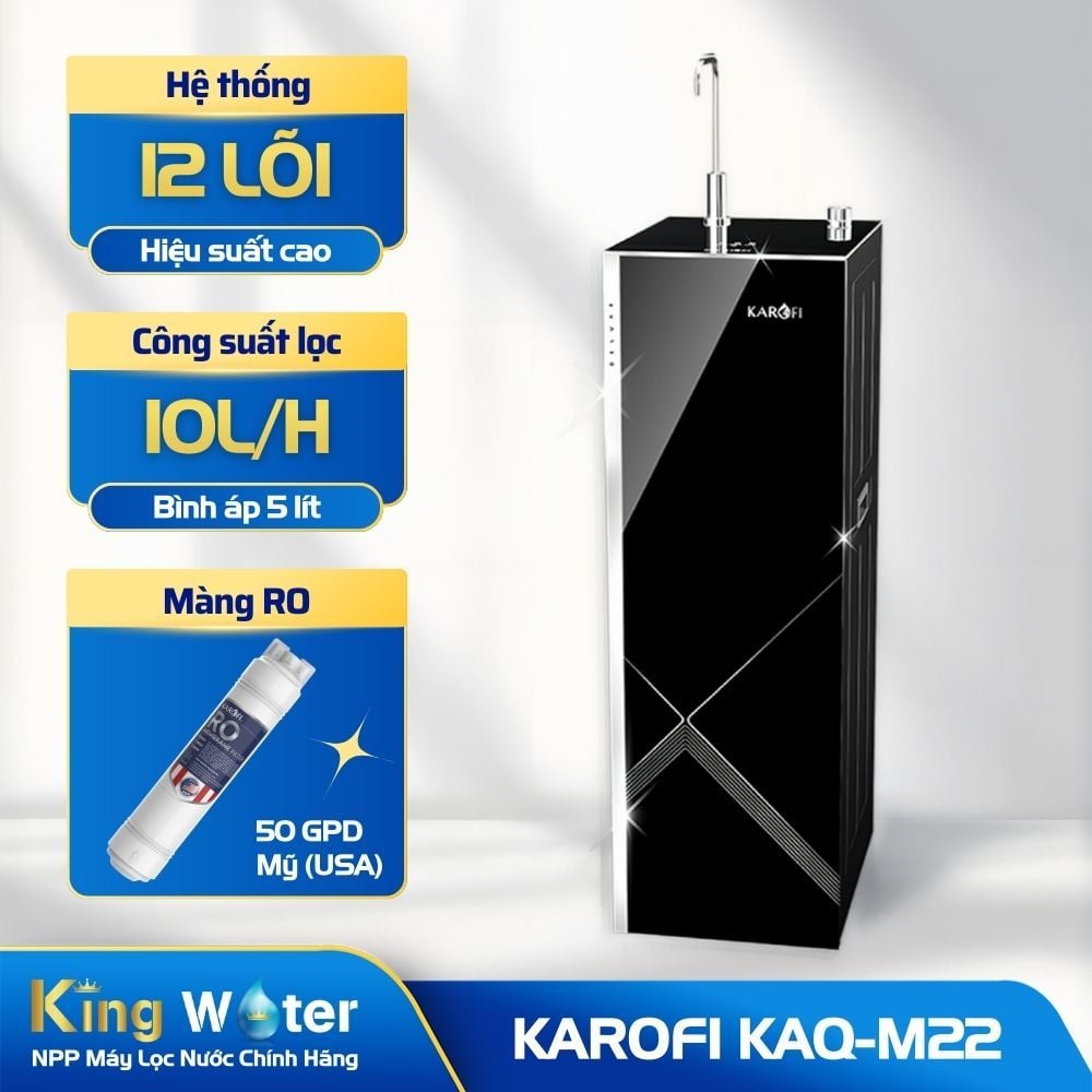 Máy Lọc Nước RO Karofi KAQ-M22 | Tủ Đứng 12 Lõi