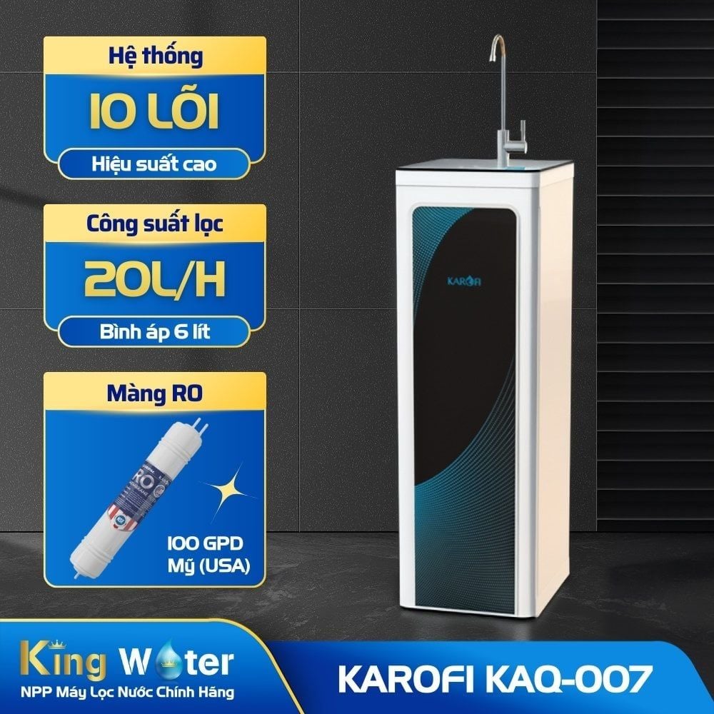 Máy Lọc Nước Karofi KAQ-O07 | Cây Đứng 10 Lõi