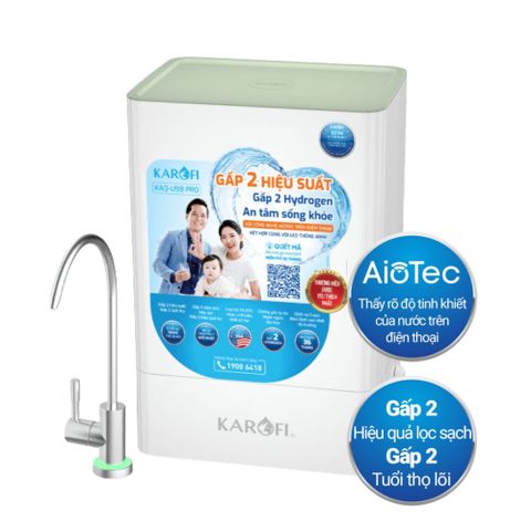 Máy Lọc Nước RO Hydrogen Karofi KAQ-U98 PRO | Để Gầm 10 Lõi