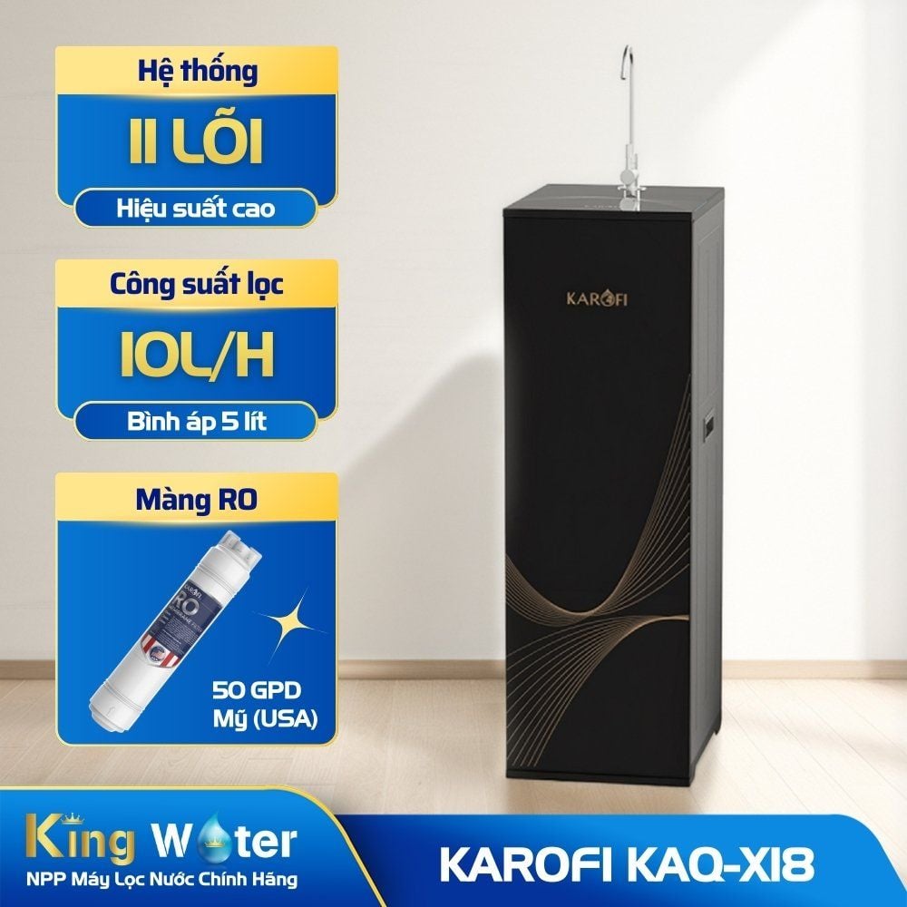 Máy Lọc Nước RO Karofi KAQ-X18 | Tủ Đứng 11 Lõi (MT)