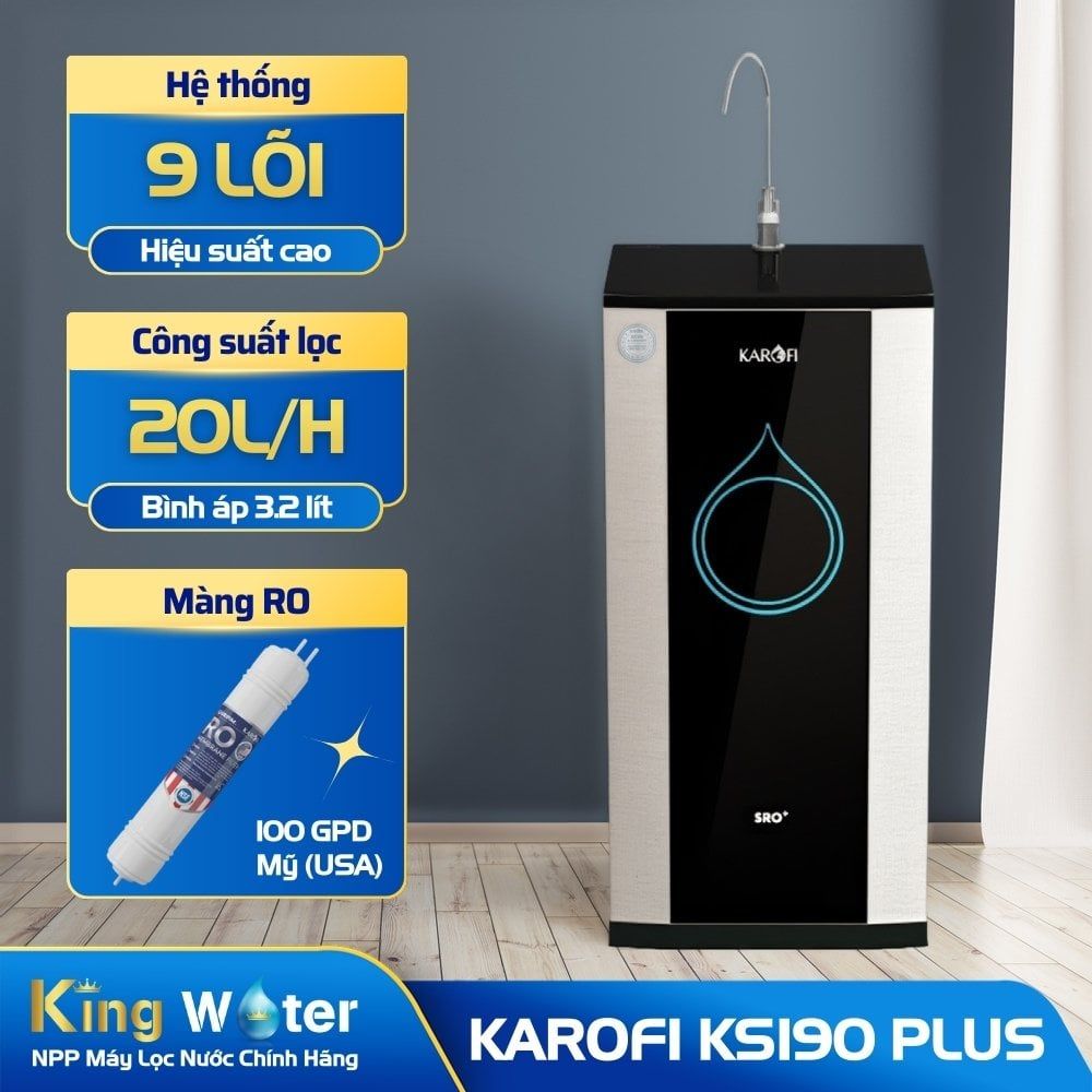 Máy lọc nước Karofi KSI90 Plus