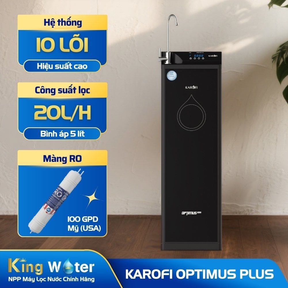 Máy lọc nước RO Karofi 10 lõi Optimus Plus O-P1310
