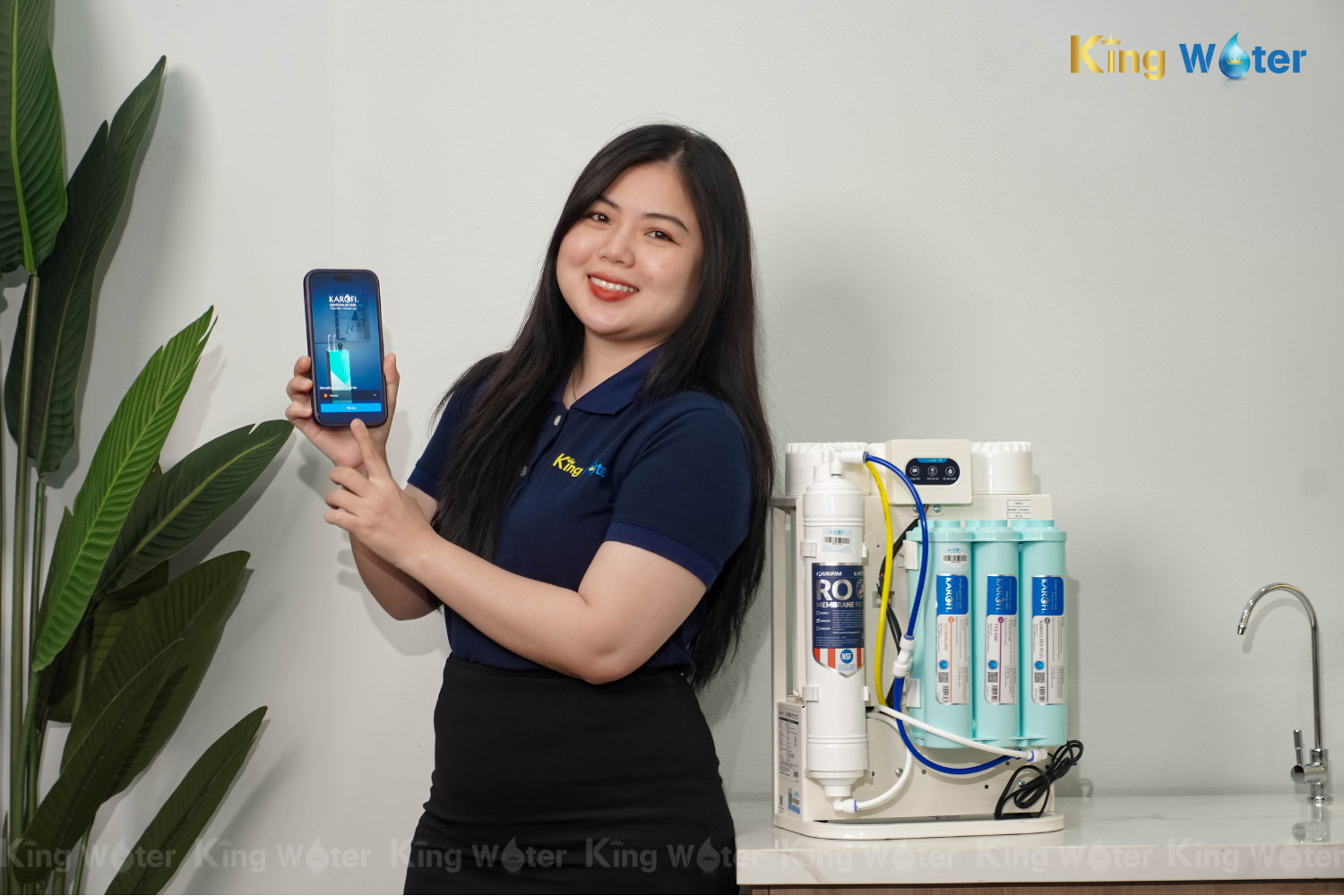 Máy lọc nước Karofi KAQ-U95 | Âm Tủ, 10 lõi