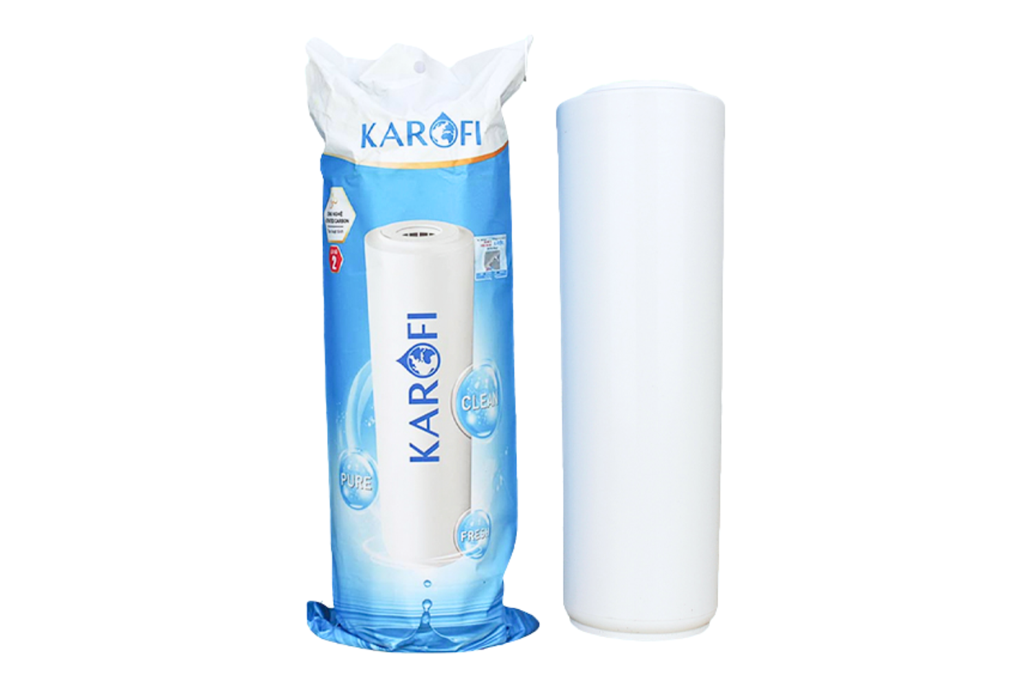 Lõi Lọc Thô Karofi Smax Duo 2 OCB-GAC | Than Hoạt Tính Hạt