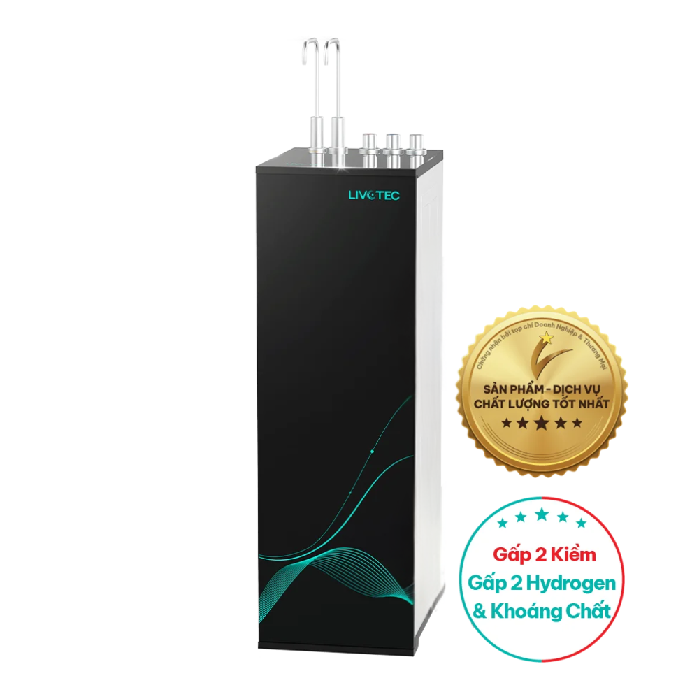 Máy Lọc Nước RO Nóng Lạnh Hydrogen Livotec 838 | Tủ Đứng 12 Lõi