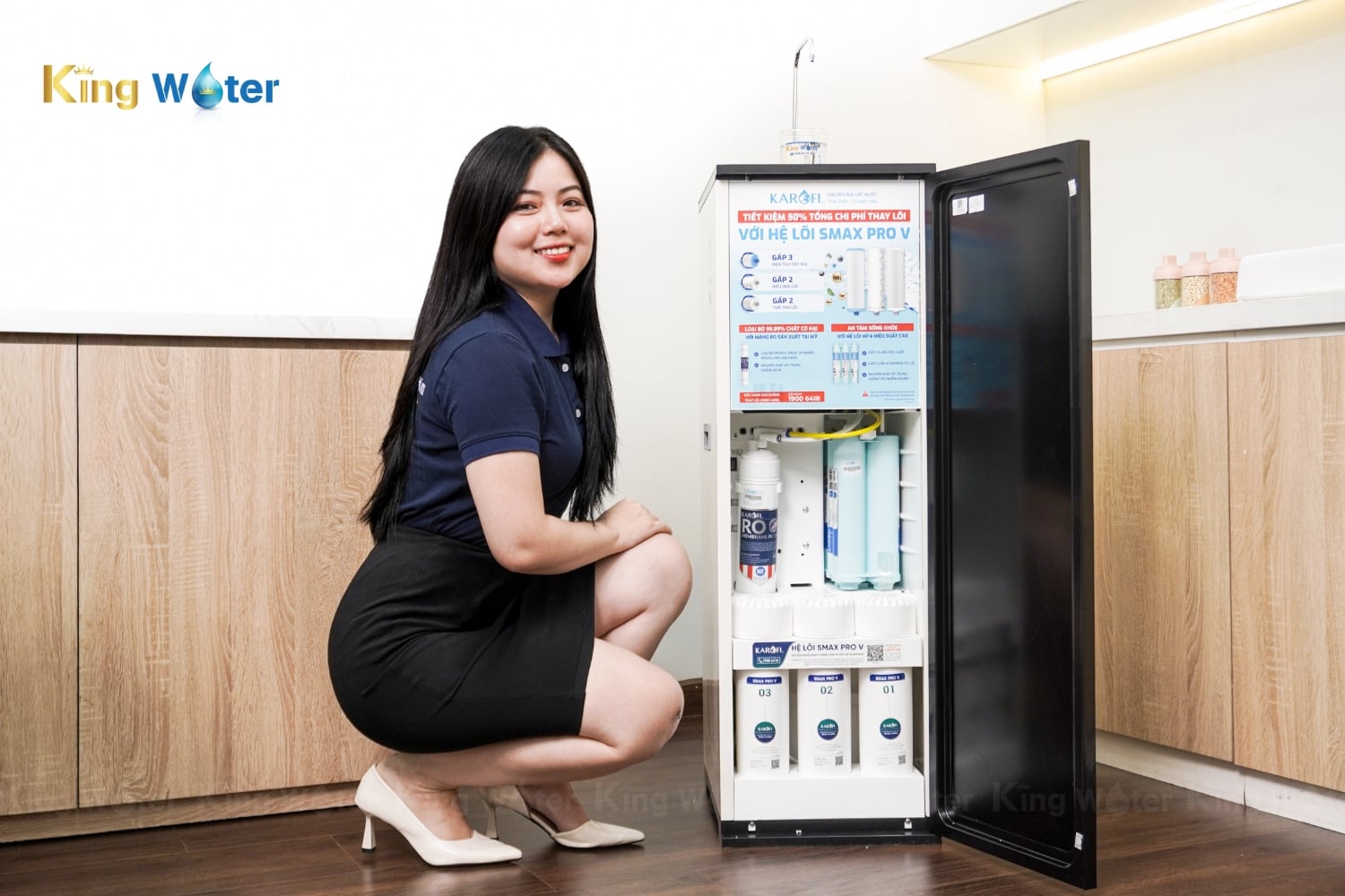 Máy lọc nước RO 10 lõi Karofi KAQ-D36