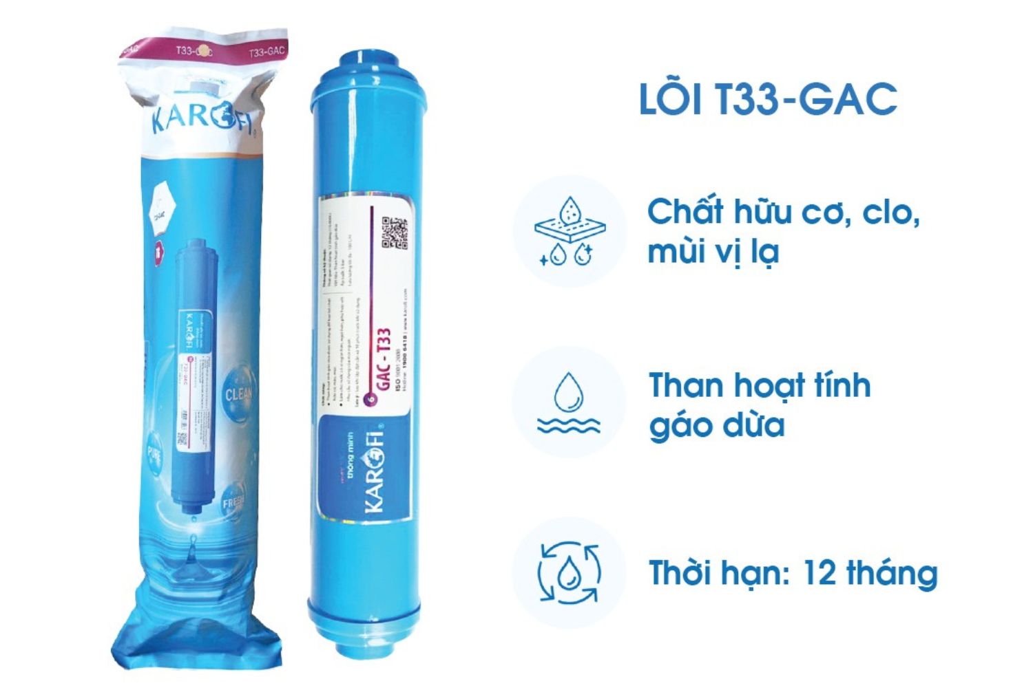 Lõi Chức Năng Karofi Số 5 - Lõi T33-GAC (Carbon)