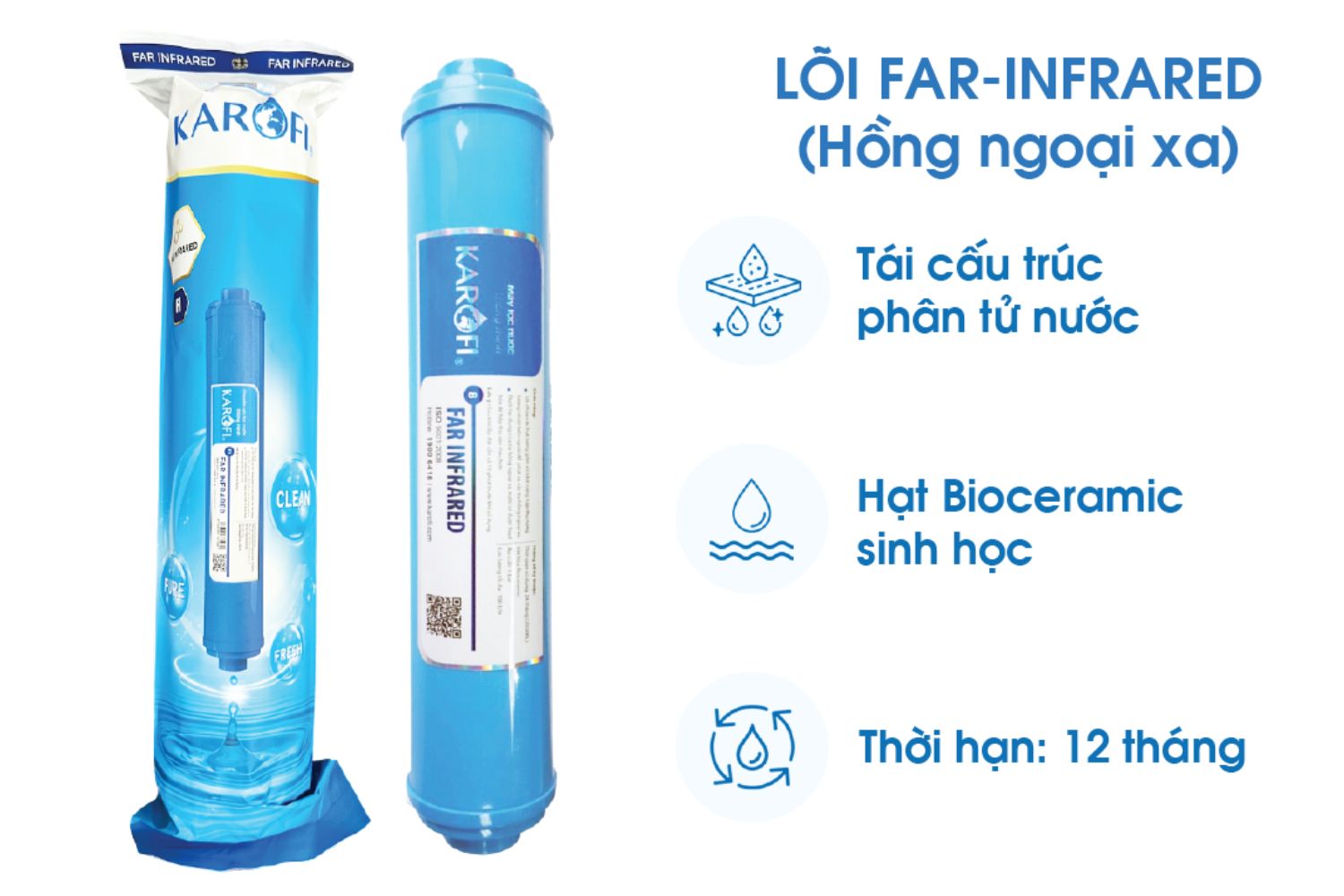 Lõi Chức Năng Karofi 6/7/8 - Lõi Hồng Ngoại Xa (Far Infrared)