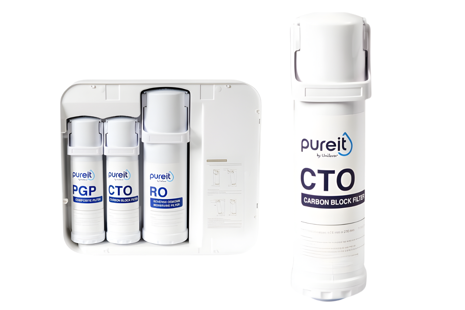 Combo 3 Lõi Lọc (PGP, RO, CTO) | Dùng Cho Máy Unilever Pureit Delica UR5840