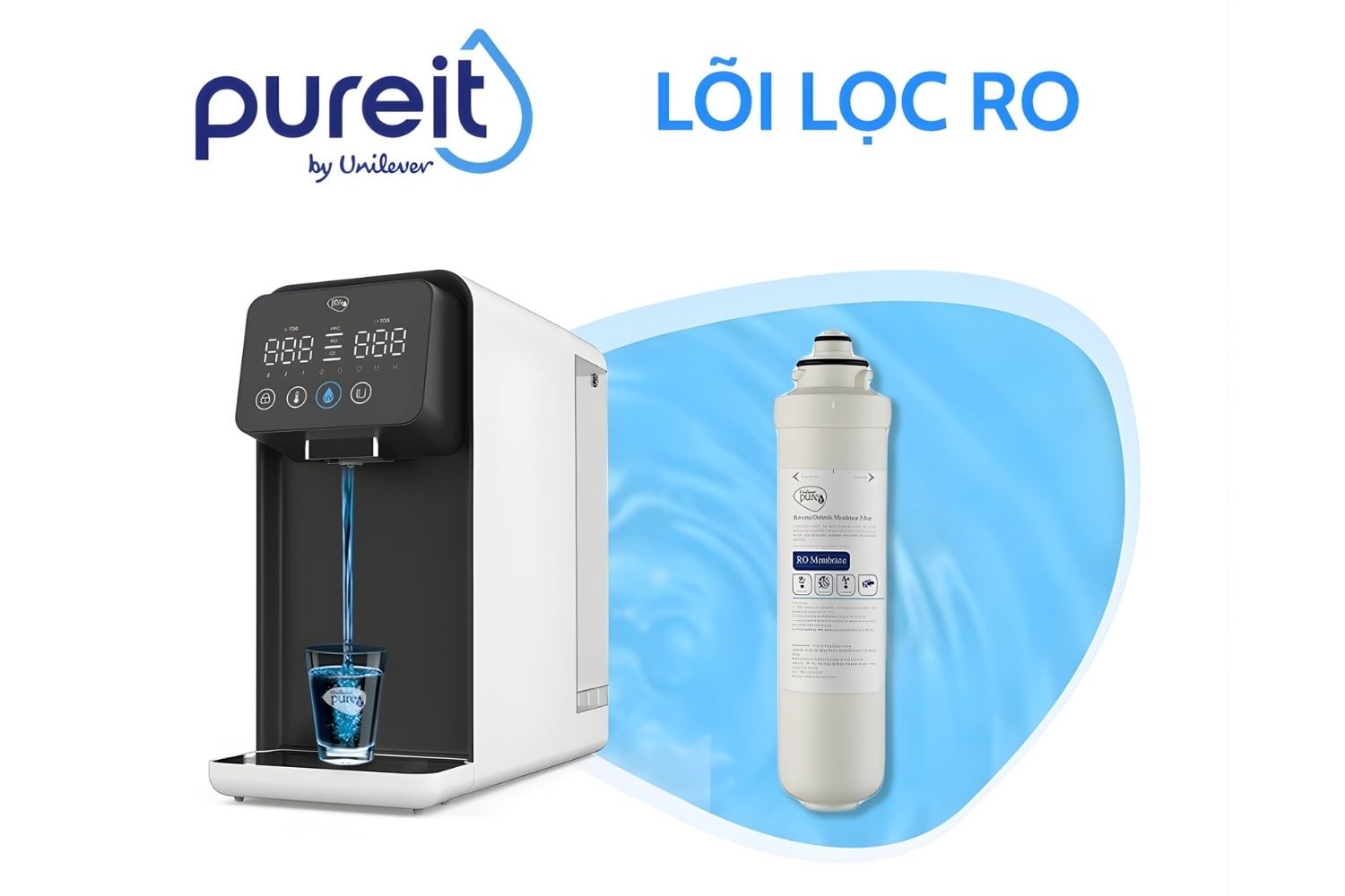 Lõi Lọc RO 4.000 Lít | Dùng Cho Máy Unilever Pureit Lavita CR5240