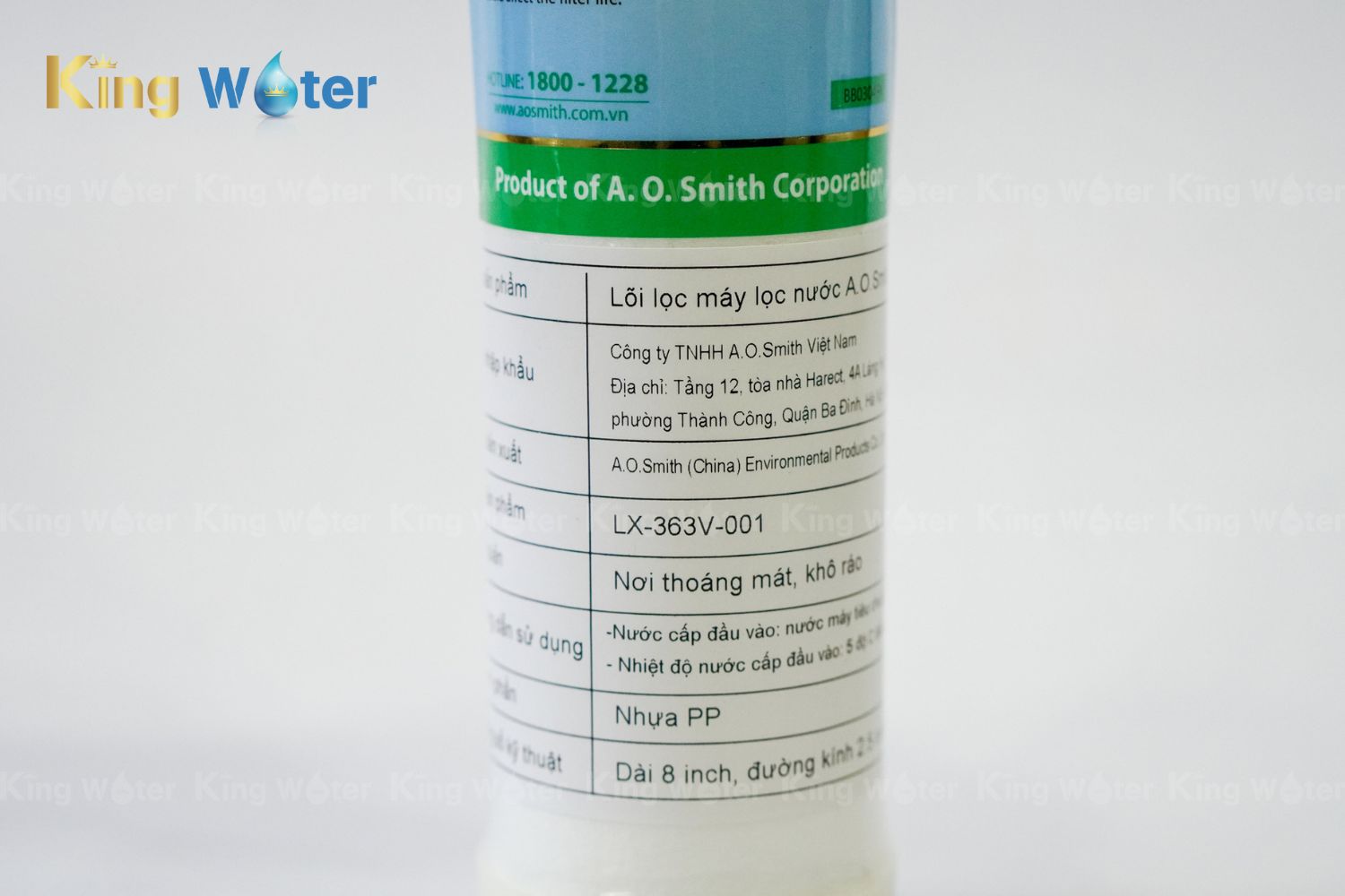 Lõi lọc số 1 AO Smith PP5 | LX-363V-001