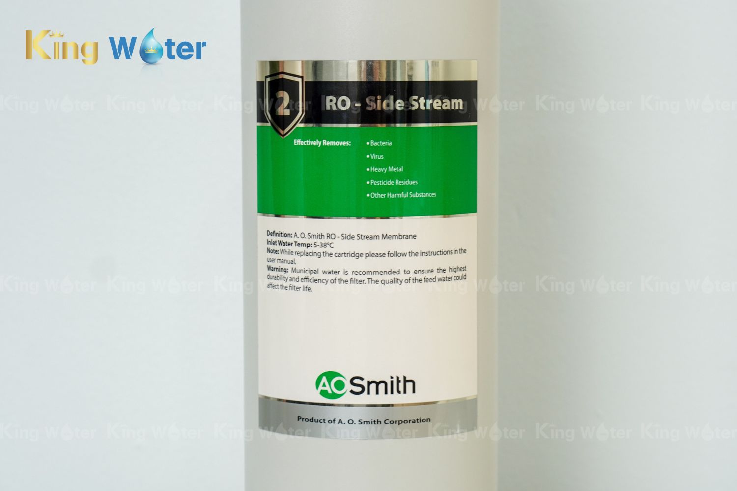 Lõi lọc số 2 AO Smith RO side stream 2.0 (400GPD) | LX-0250V-001