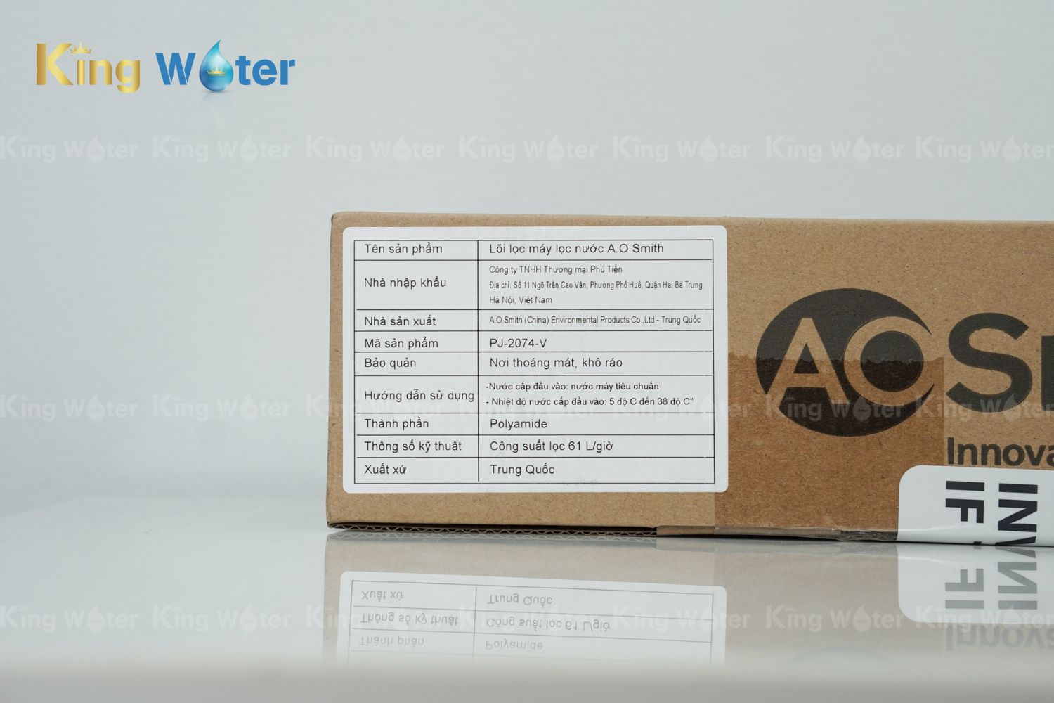 Lõi lọc số 2 AO Smith RO Side Stream 2.0 (400GPD) | PJ-2074-V